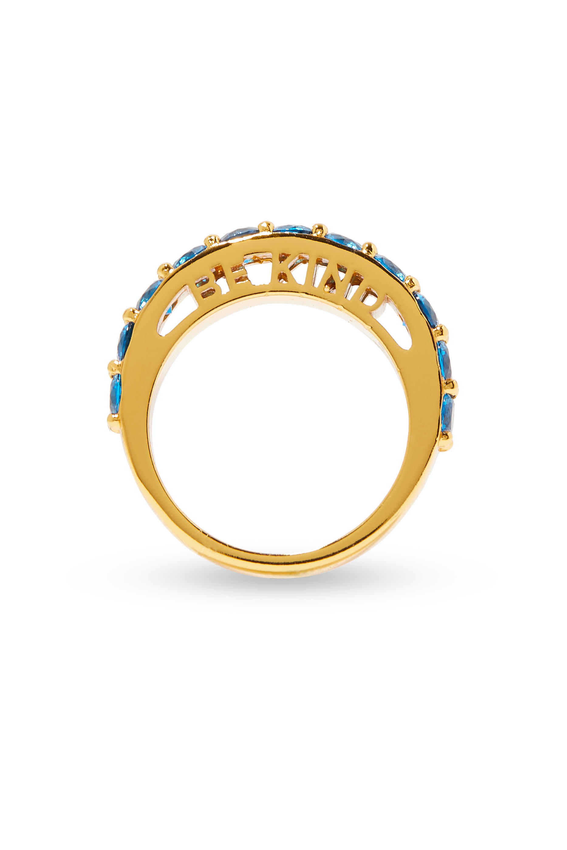 خاتم مزين بعبارة بي كايند