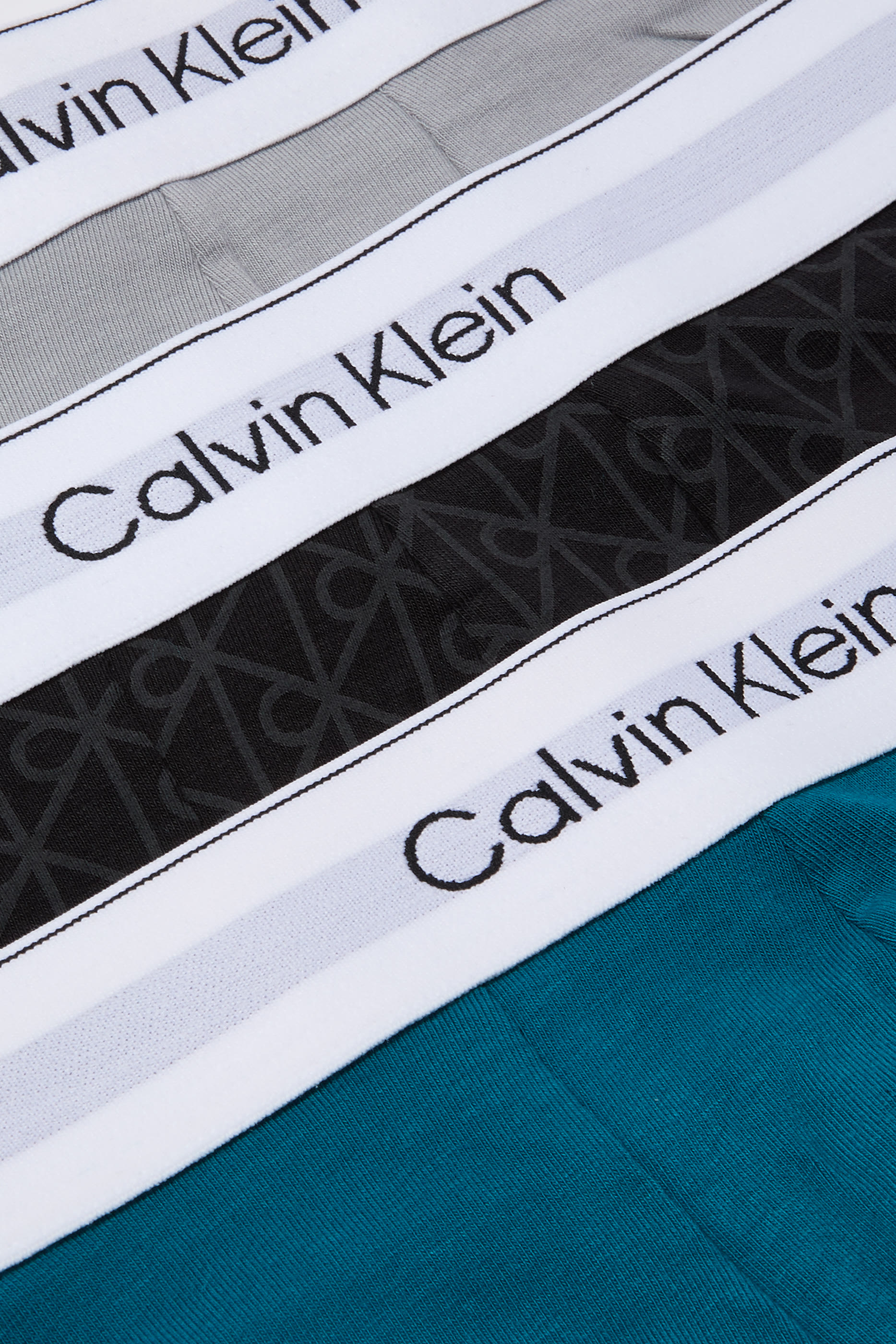 طقم بوكسر بشعار الماركة، 3 قطع