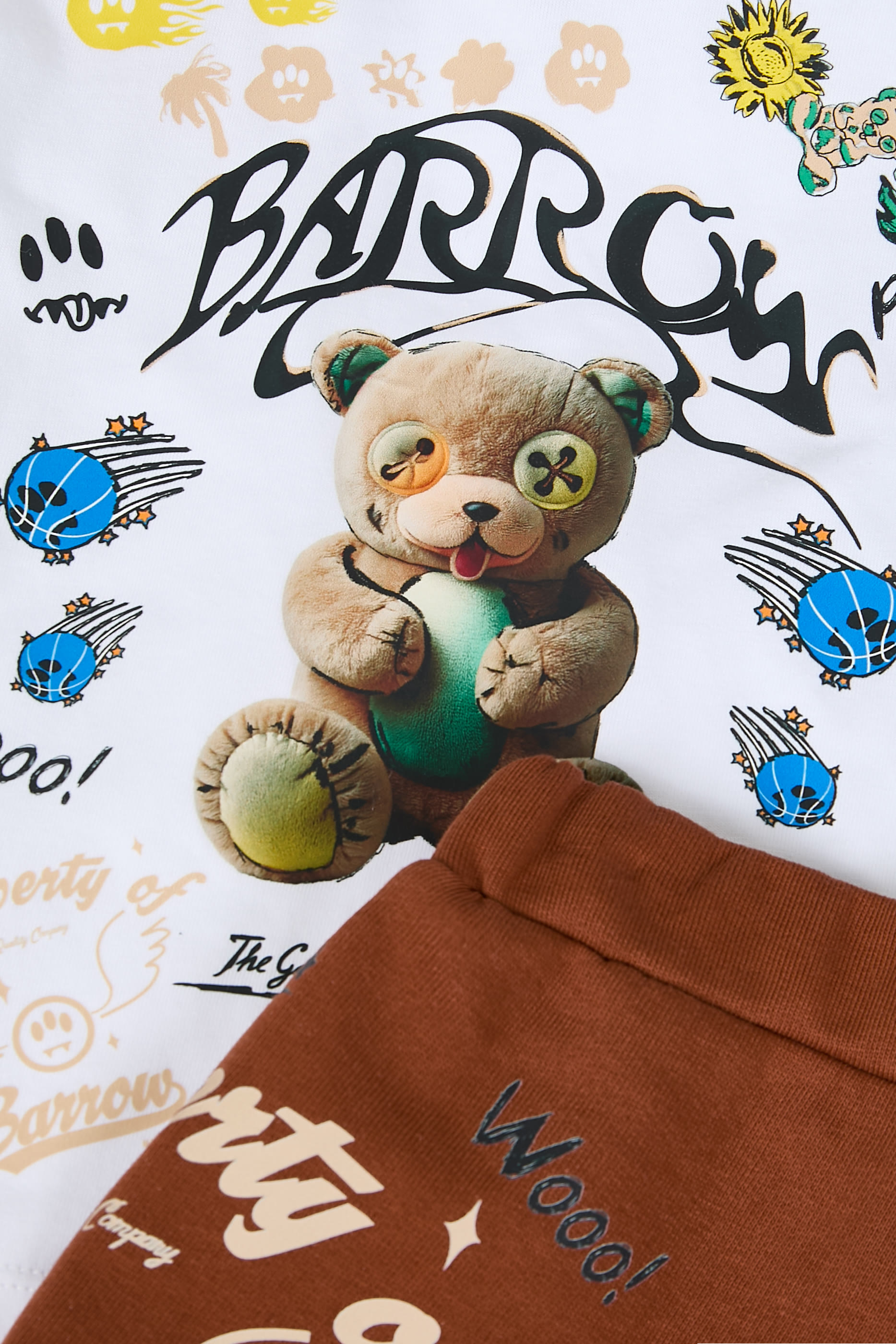 قطم شورت وتيشيرت بطبعة نيوبورن غرافيك للأطفال