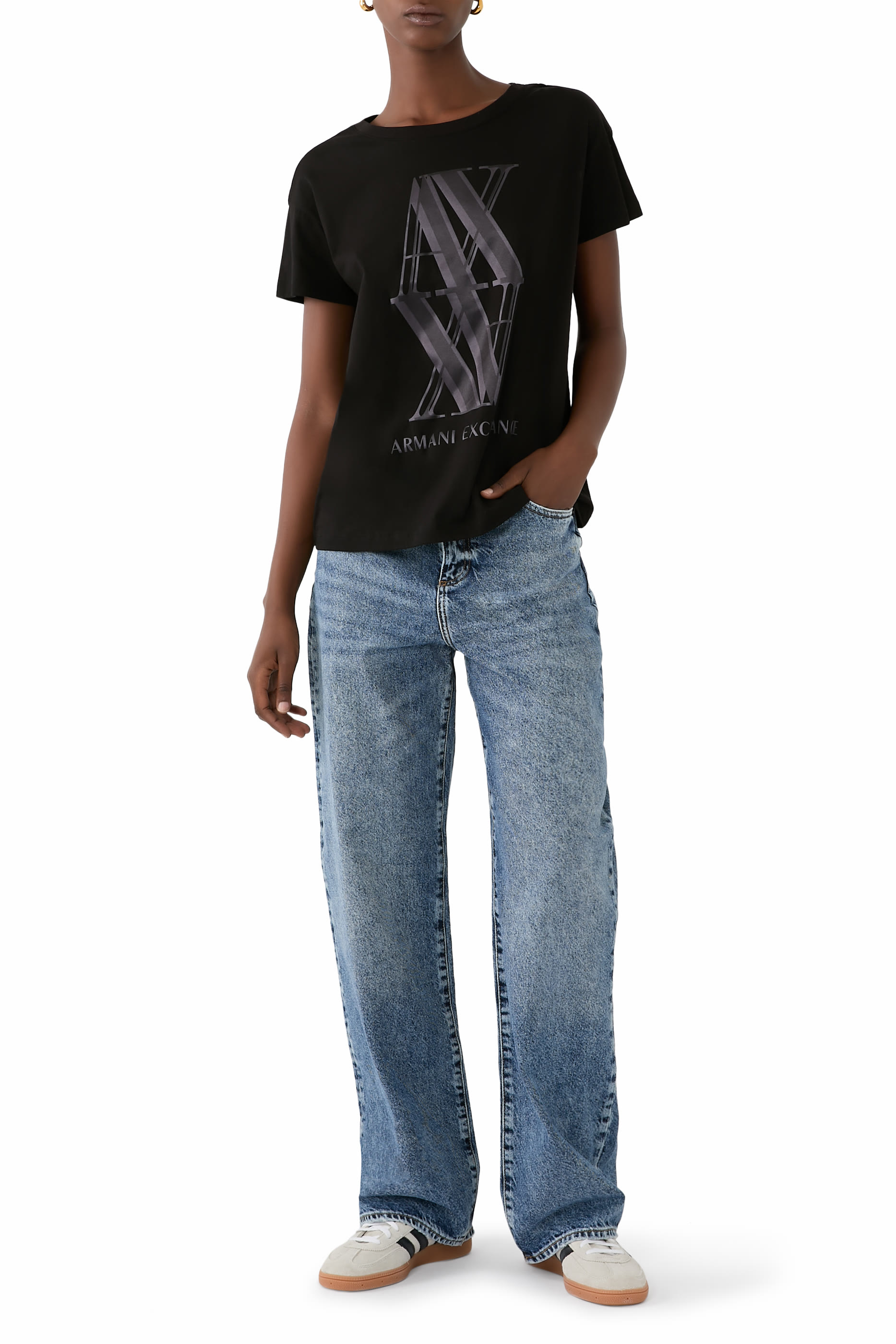 بنطال جينز دنيم بخمسة جيوب