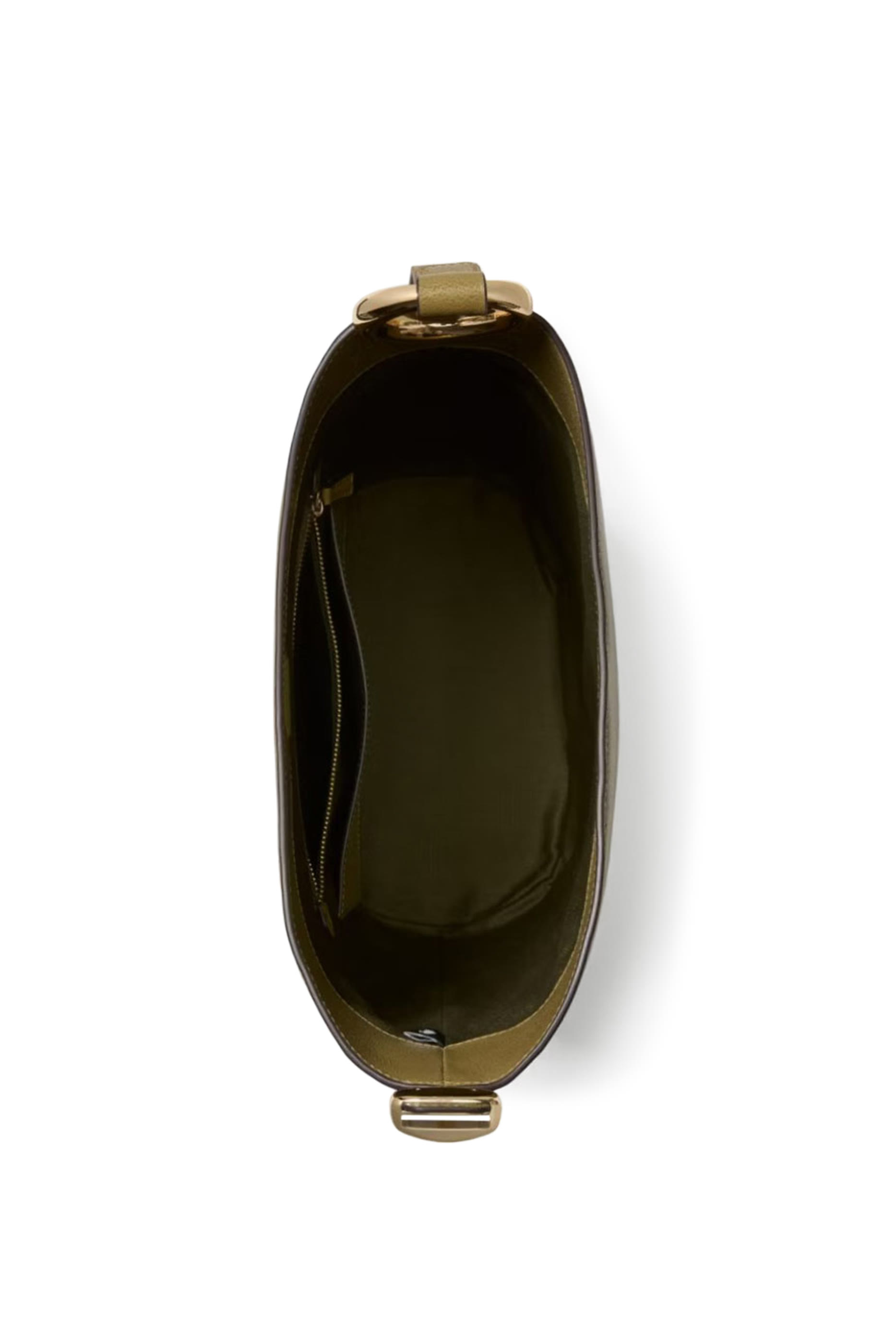 حقيبة باكيت هالو كبيرة جلد لامع