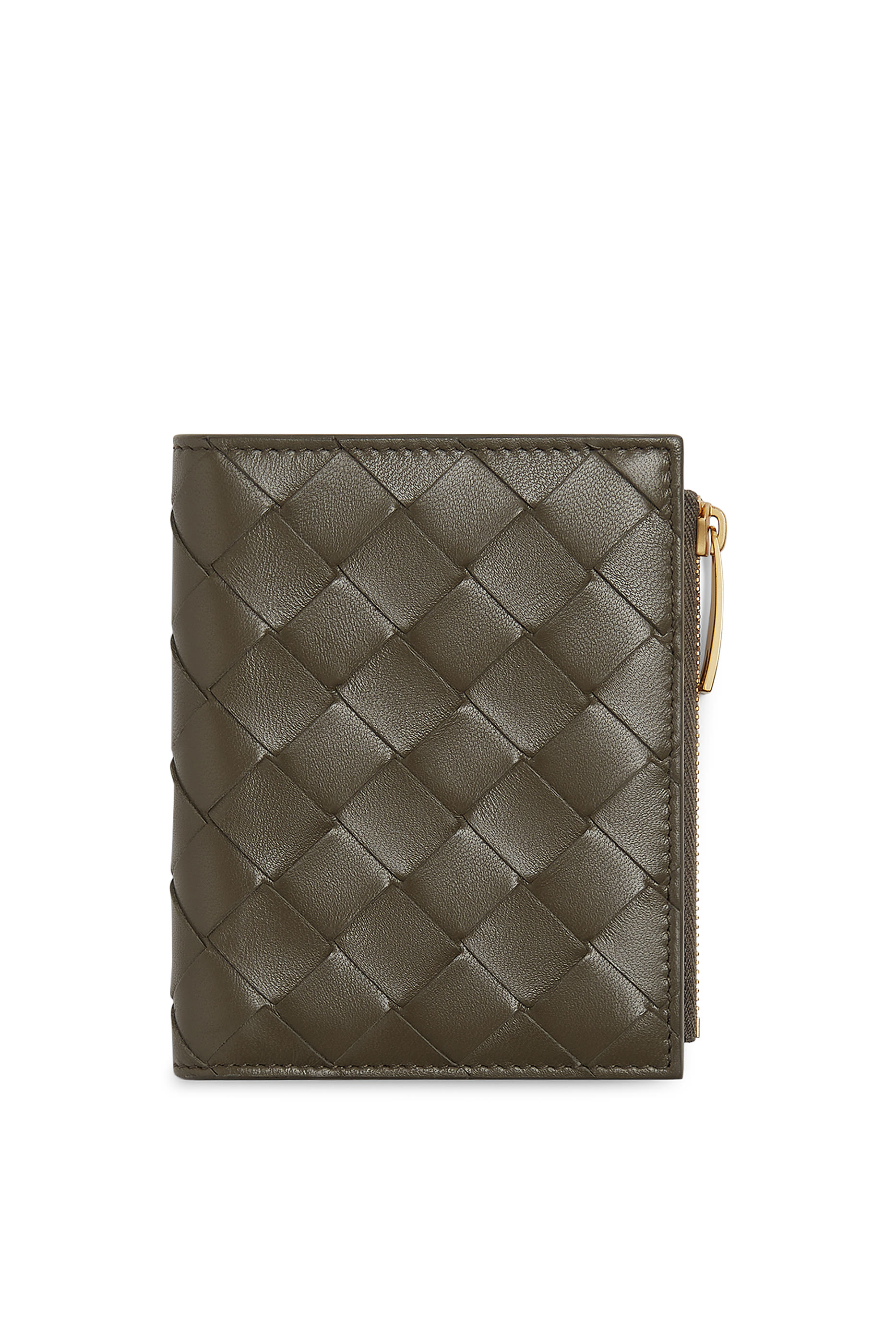 محفظة ثنائية الطي بالتصميم المجدول