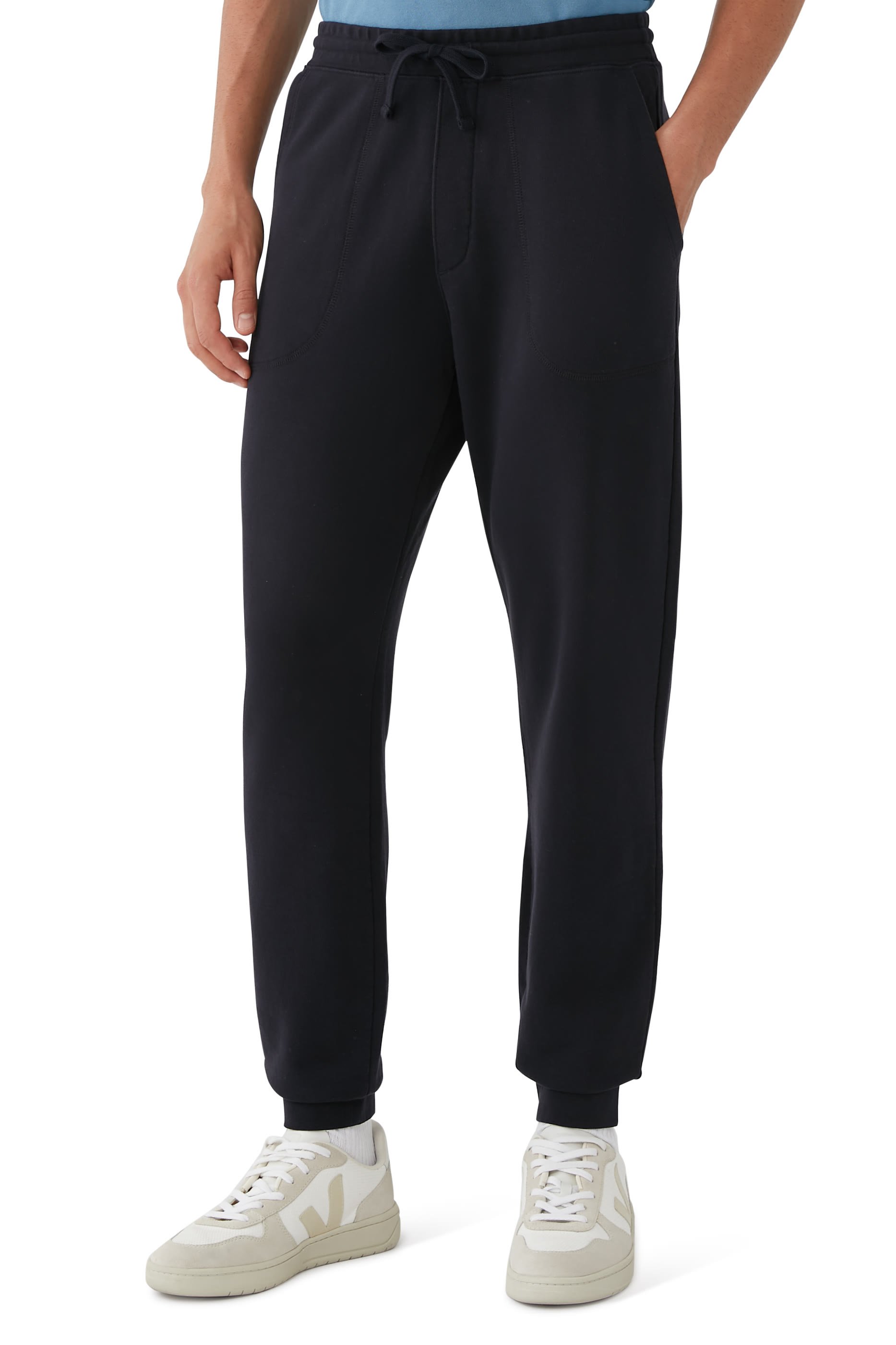 بنطال رياضي من مزيج قطن