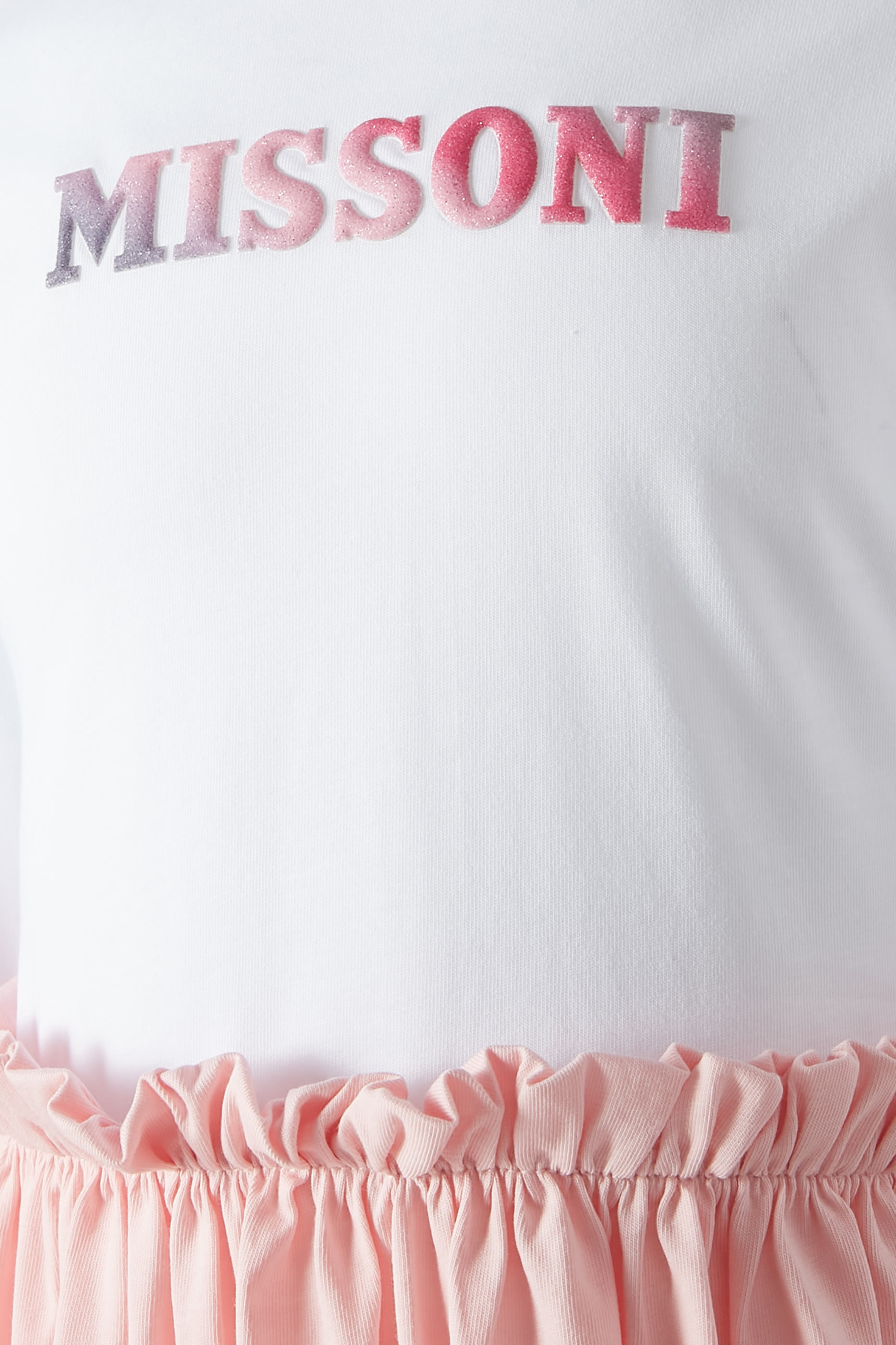 فستان بشعار الماركة بلون متدرج جيرسيه للأطفال