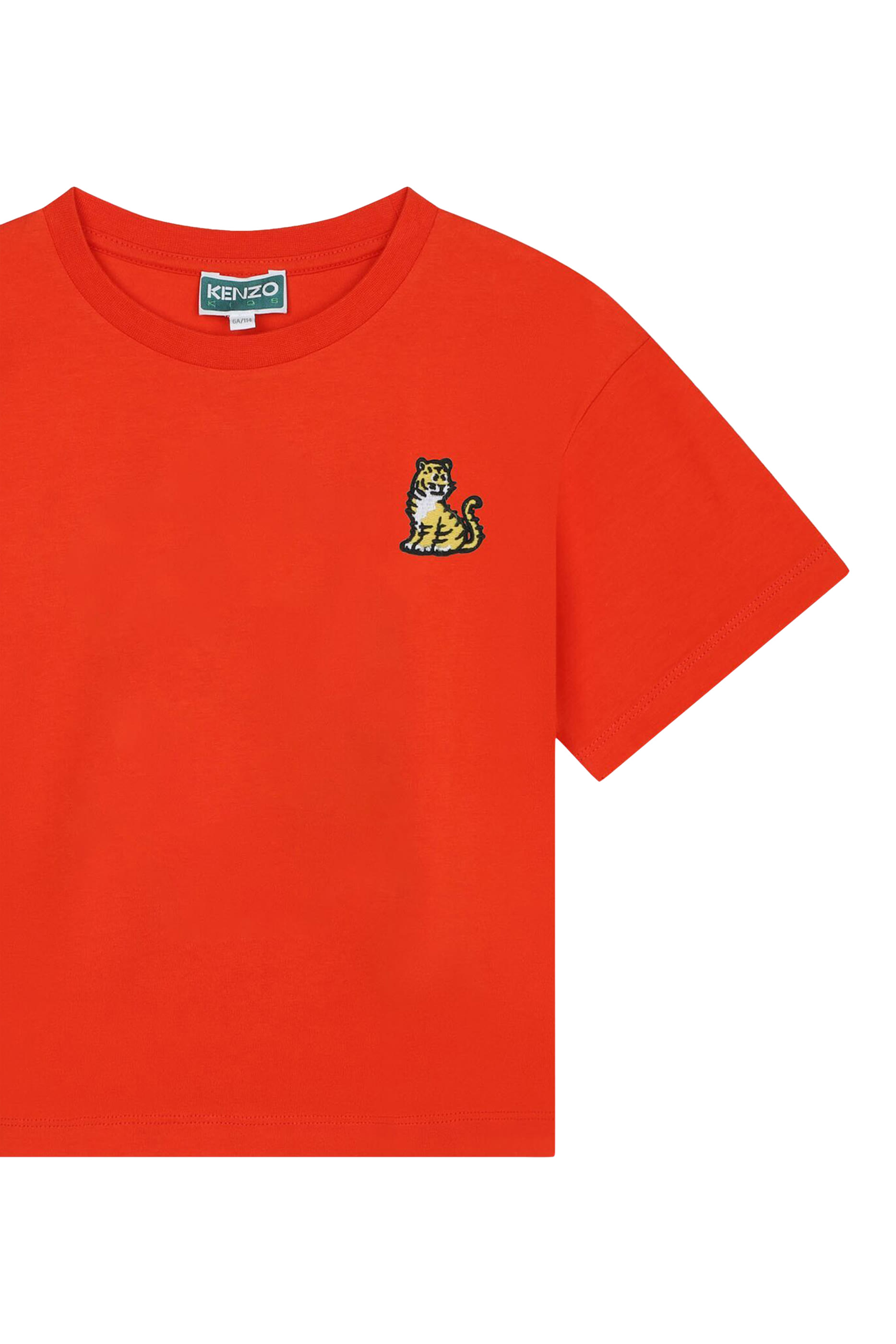 تيشيرت للأطفال بطبعات نمر وشعار الماركة