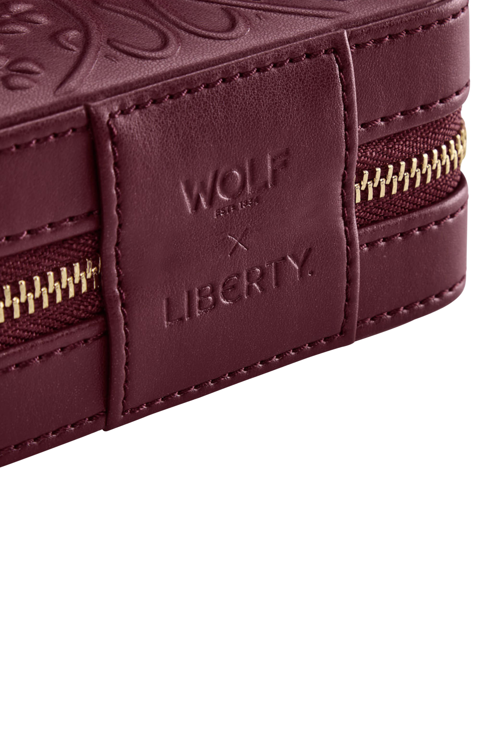 حافظة مجوهرات ليبرتي بسحاب للسفر، مقاس صغير