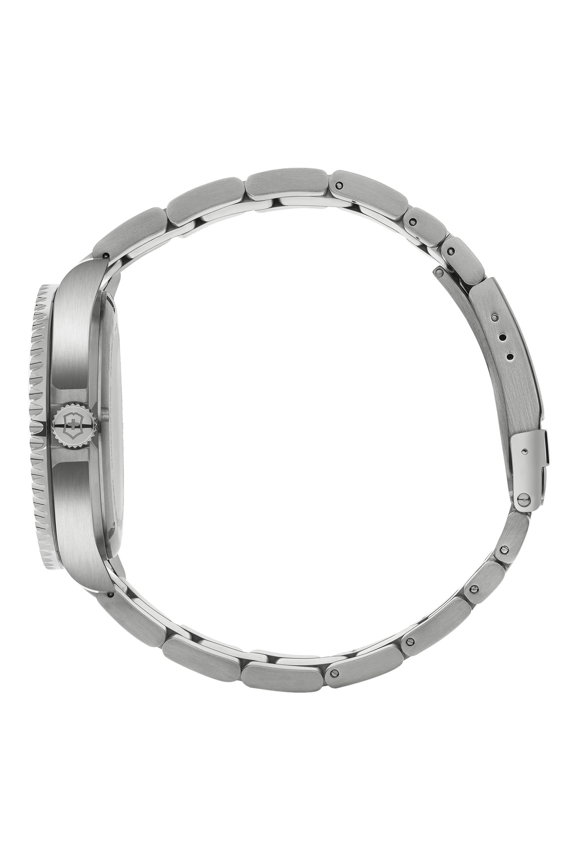 ساعة مافريك كبيرة مزينة بكريستال ياقوتي، ستانلس ستيل