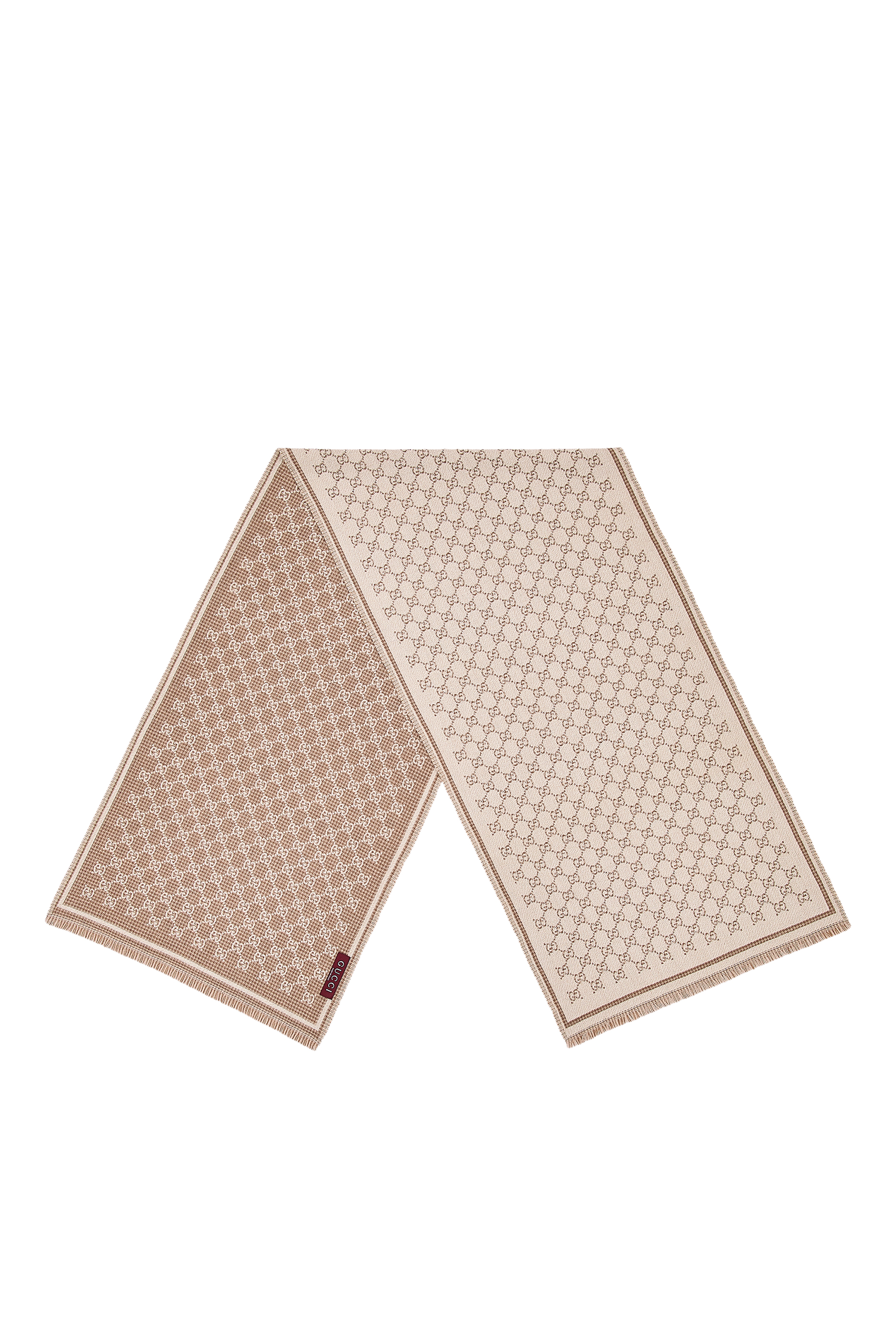 وشاح بشعار الماركة صوف