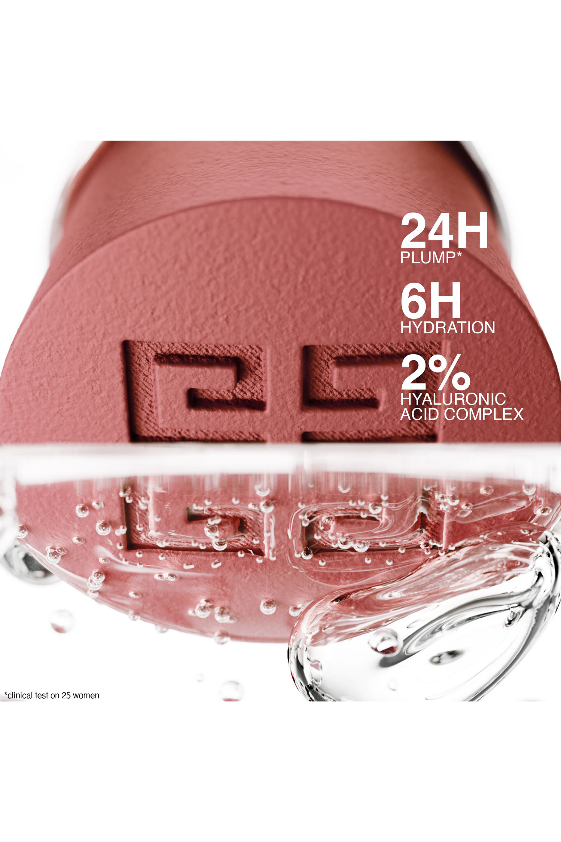 أحمر شفاه لو روج مخملي غير لامع يدوم طويلاً لملء الشفاه