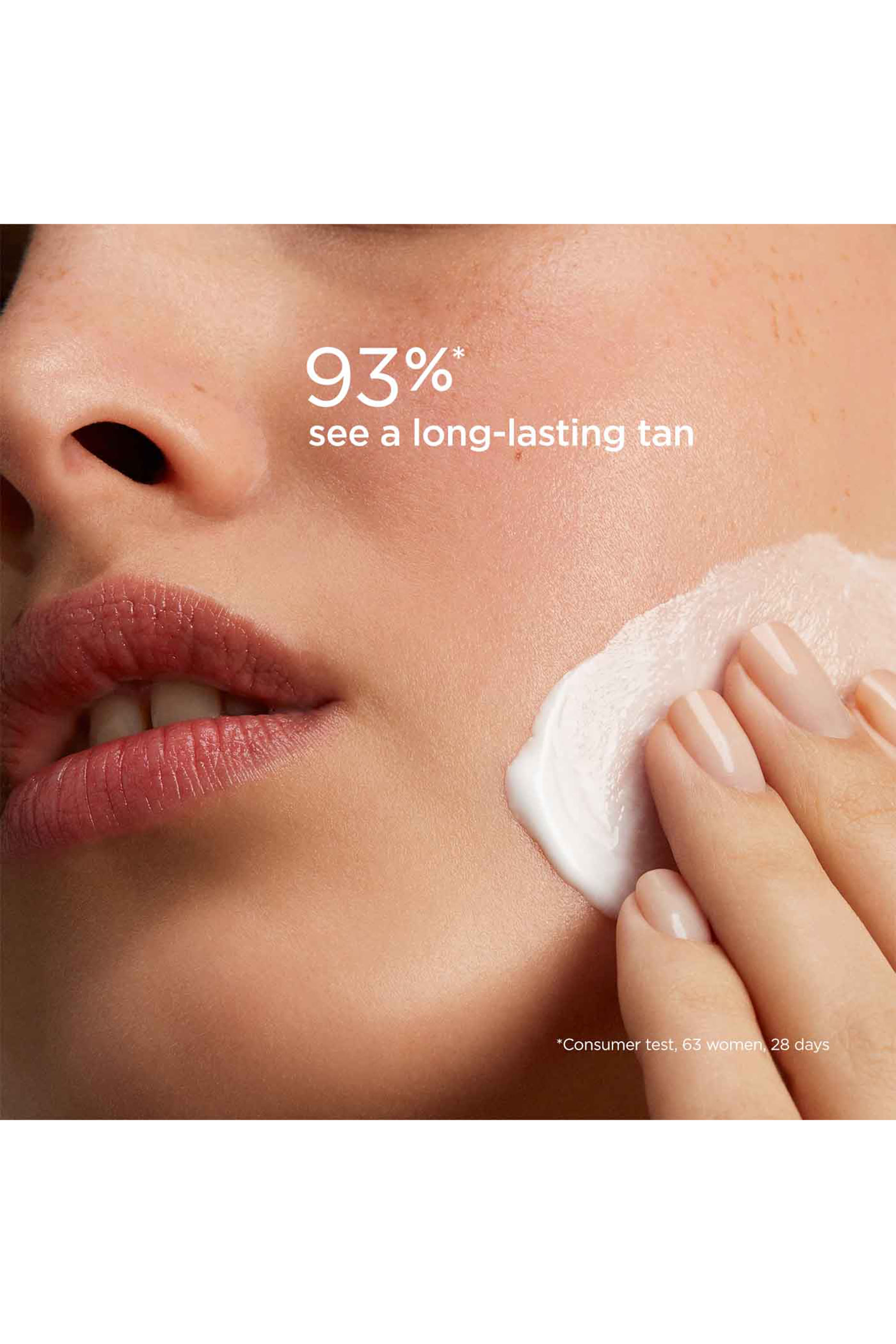 لوشن حليبي لتسمير البشرة دون التعرض للشمس 