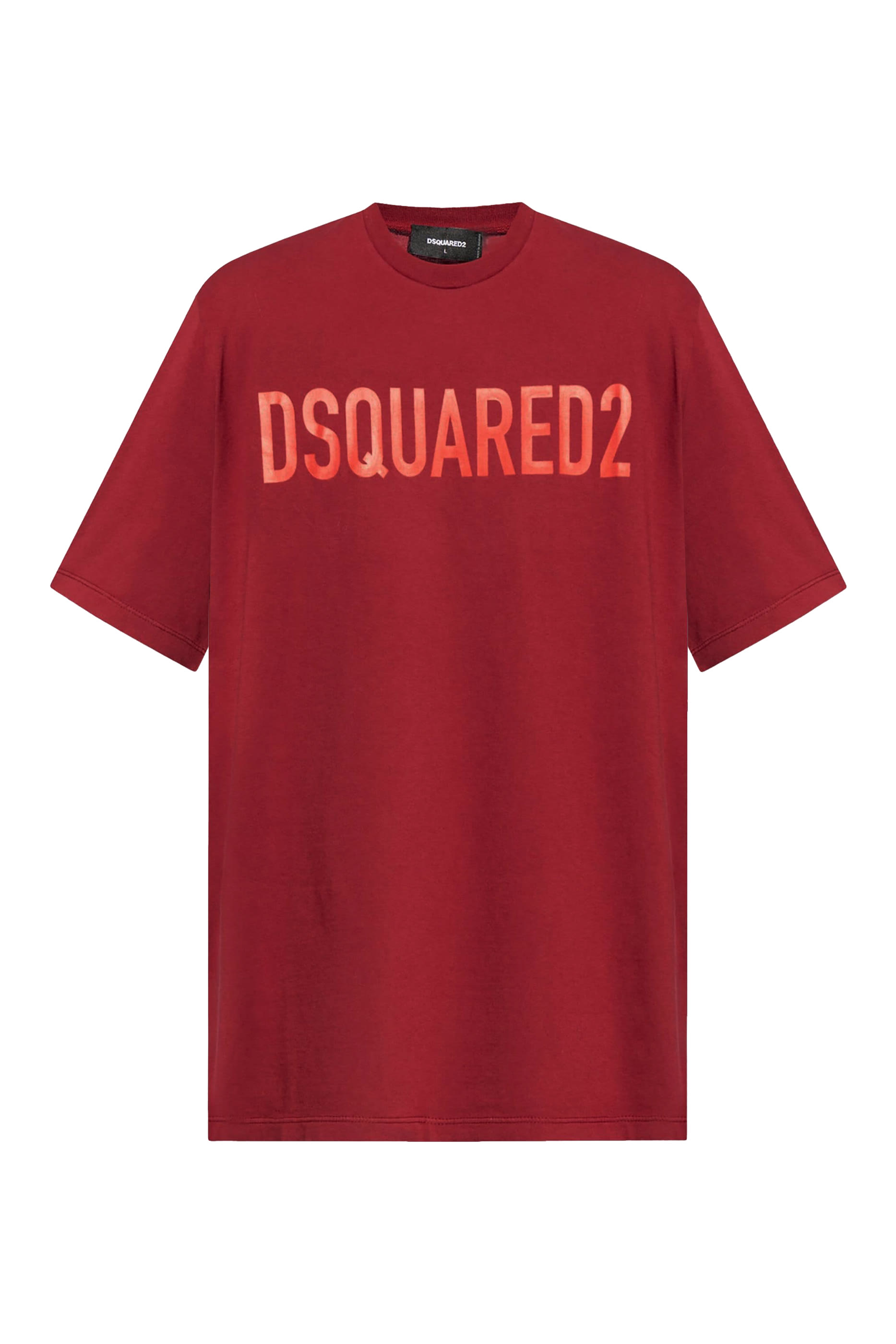 تيشيرت بشعار الماركة قطن