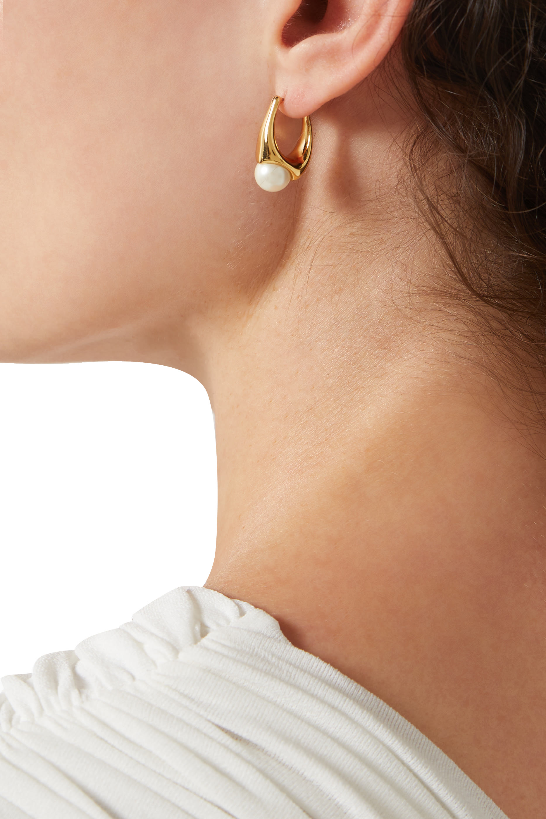 أقراط هاجي هارموني زجاج وتيتانيوم