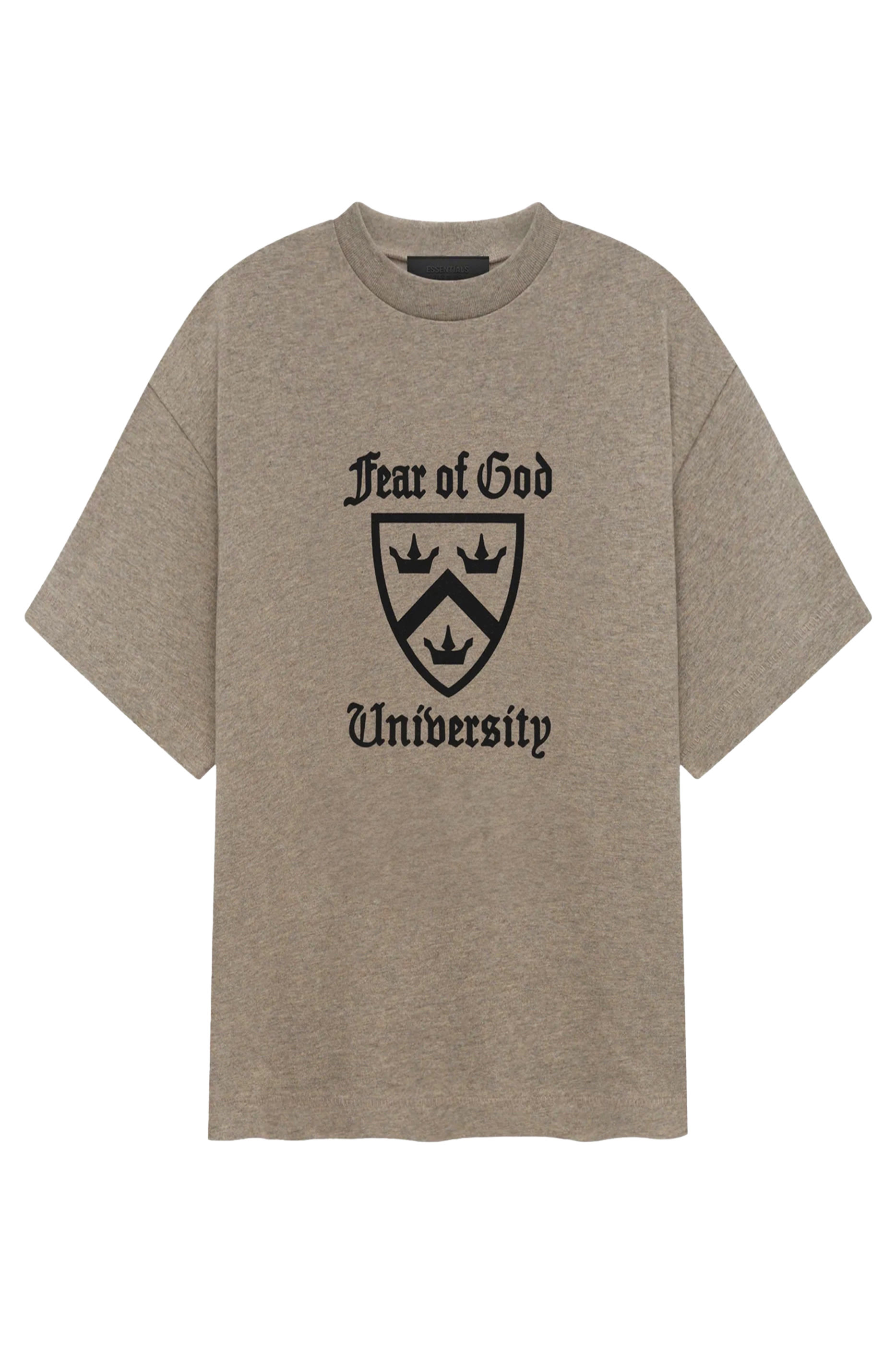 تيشيرت اسنشالز بياقة ضيقة ثقيل الوزن