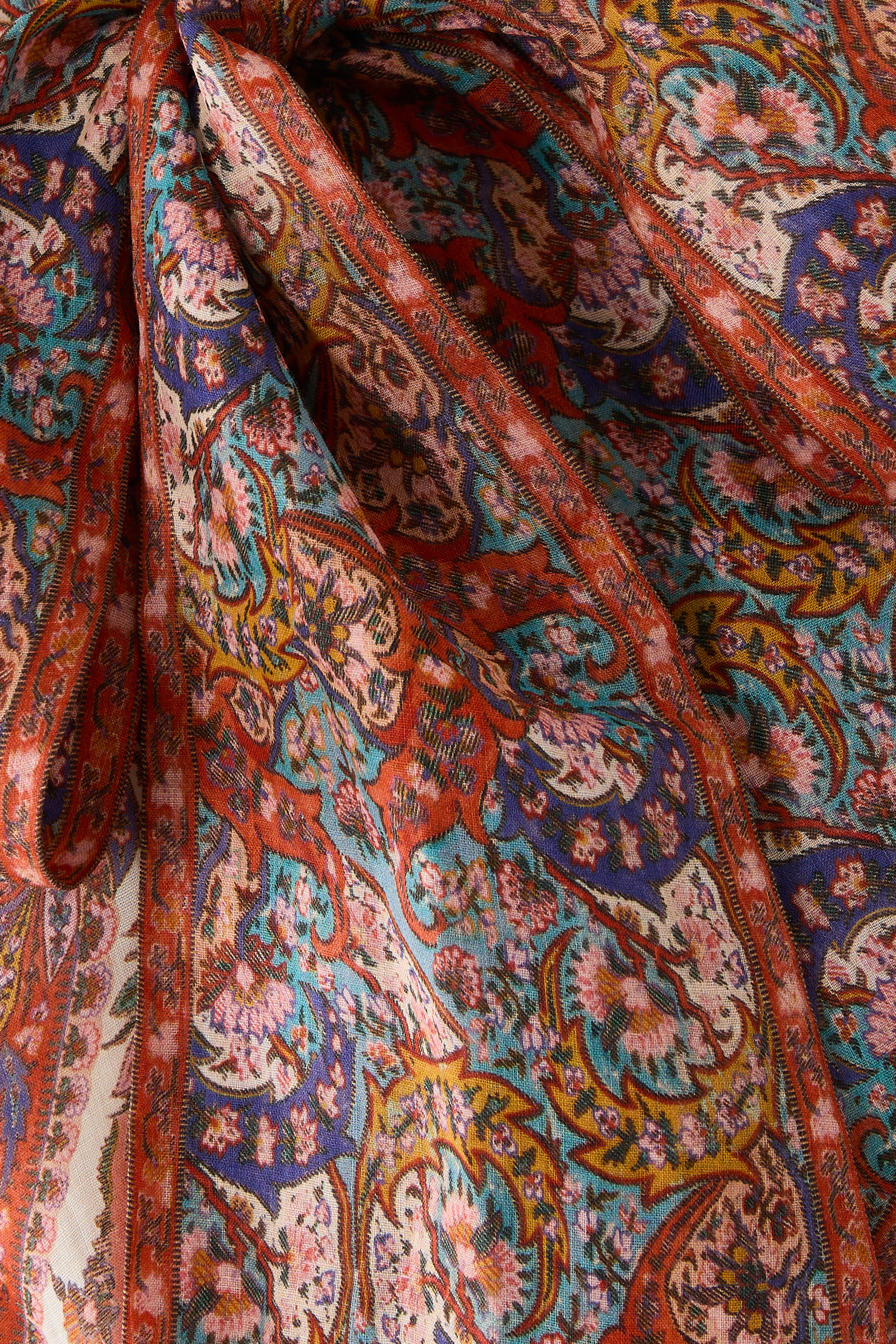 فستان ريانون بربطة عنق متوسط الطول