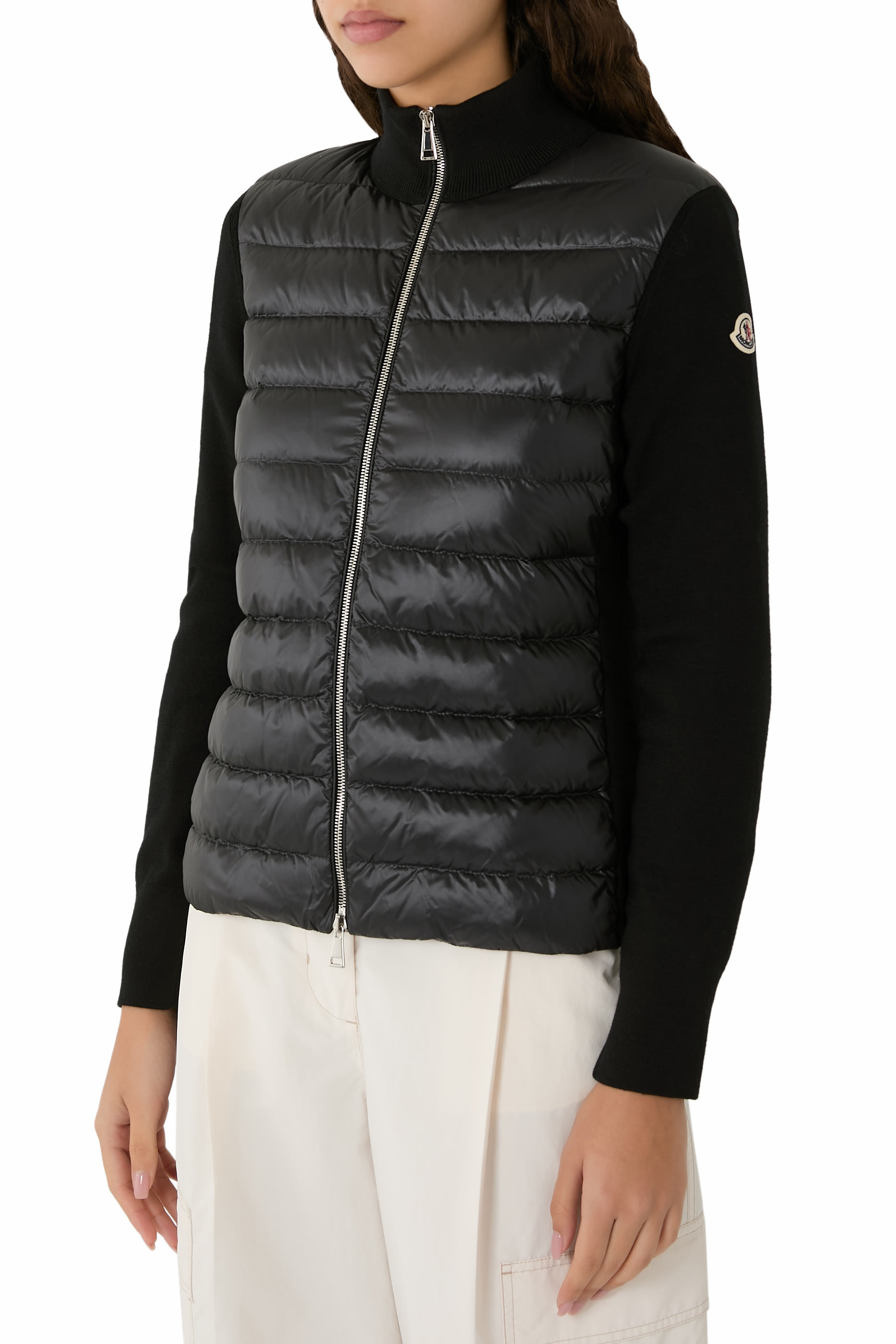 كارديجان مبطن بسحاب صوف