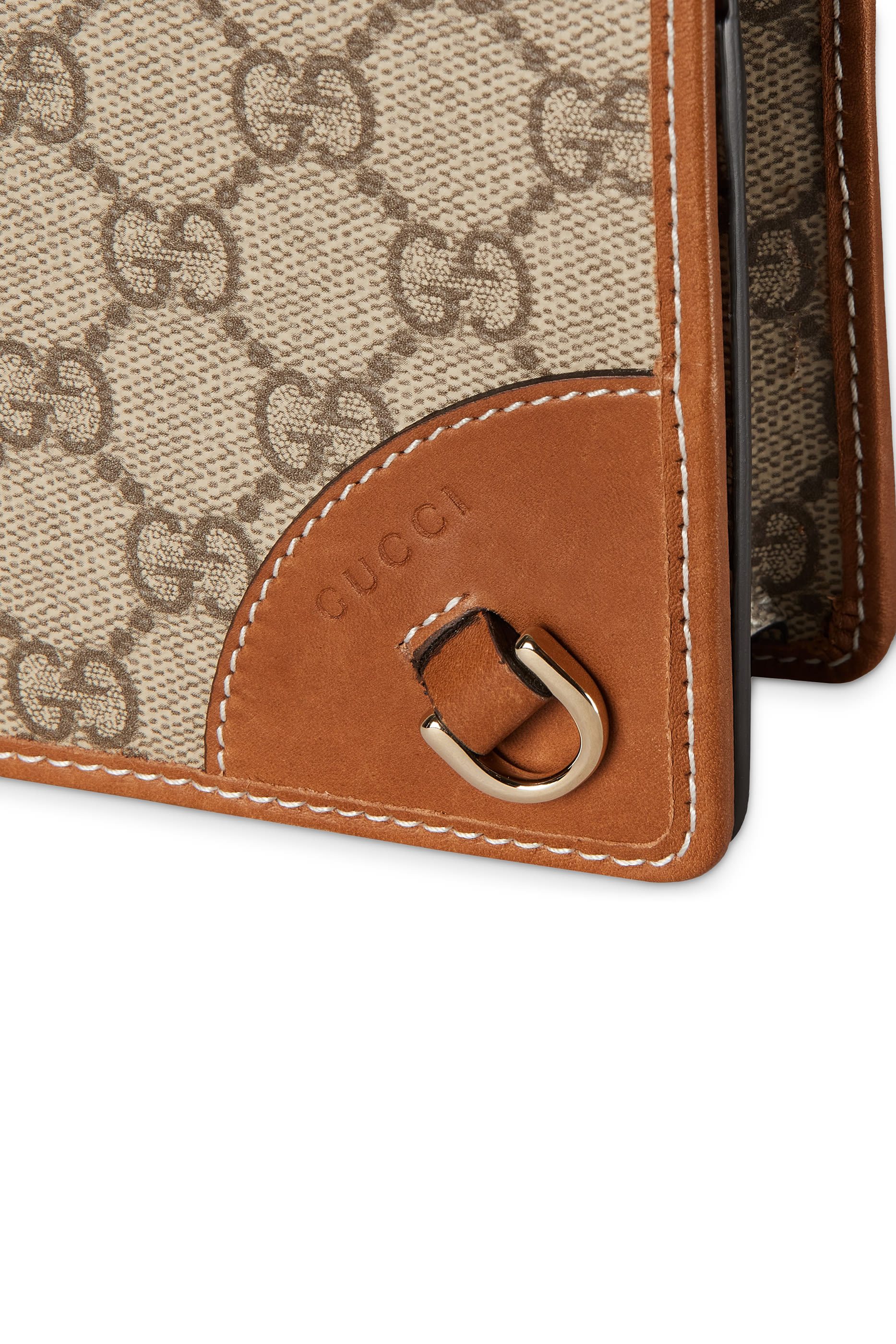 حقيبة كتف صغيرة جدا بنقشة حرفي شعار الماركة