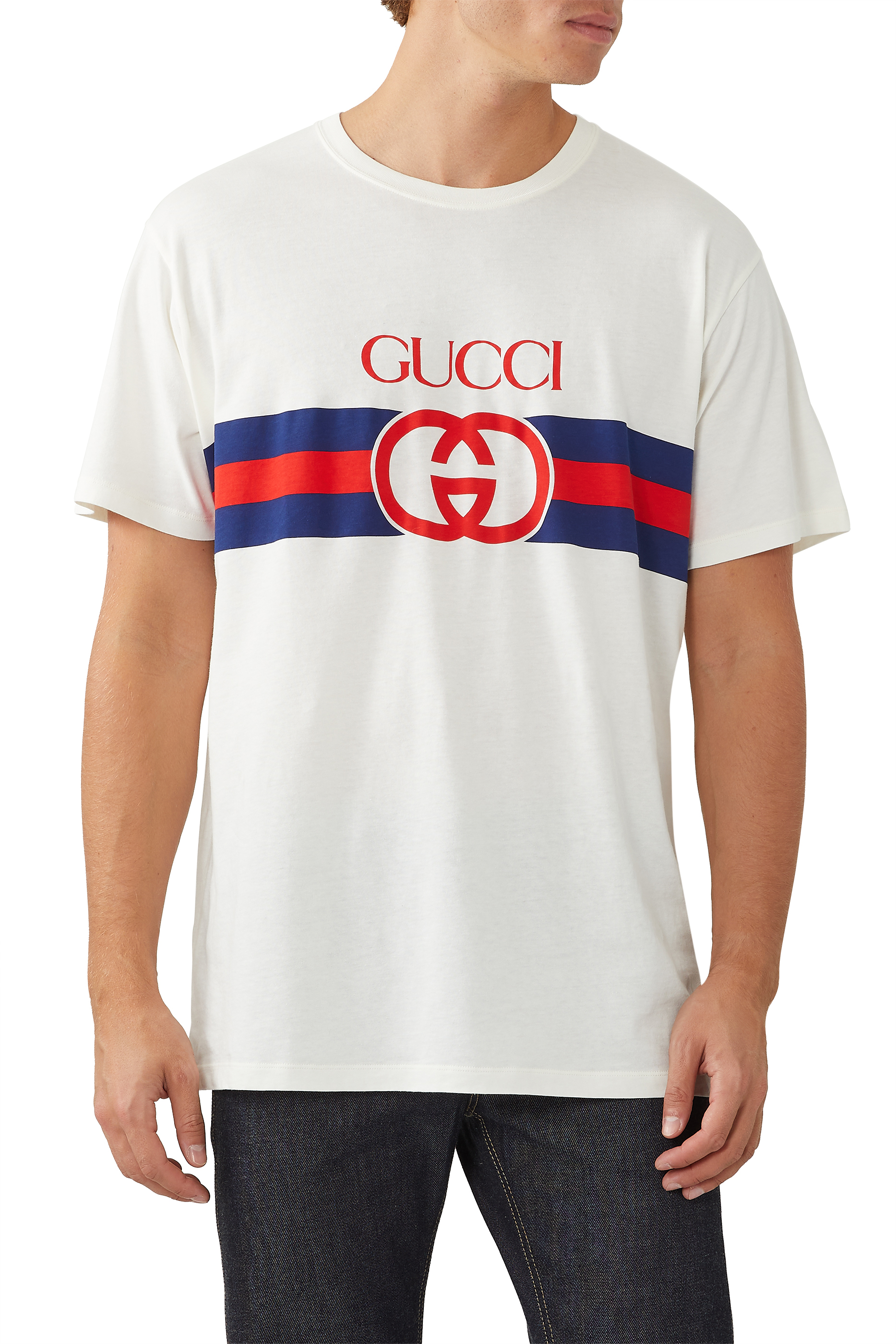 تيشيرت مخطط قطن جرسيه