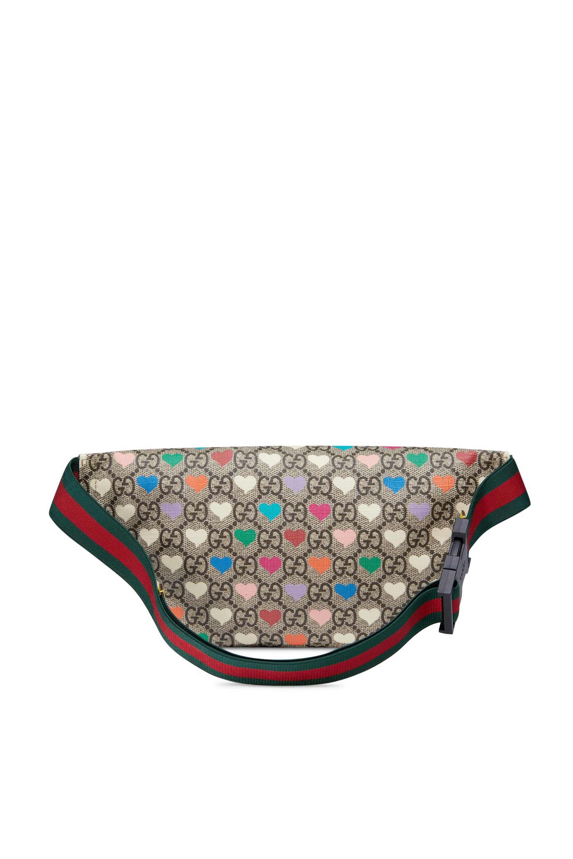 حقيبة خصر بنقشة قلوب وشعار GG