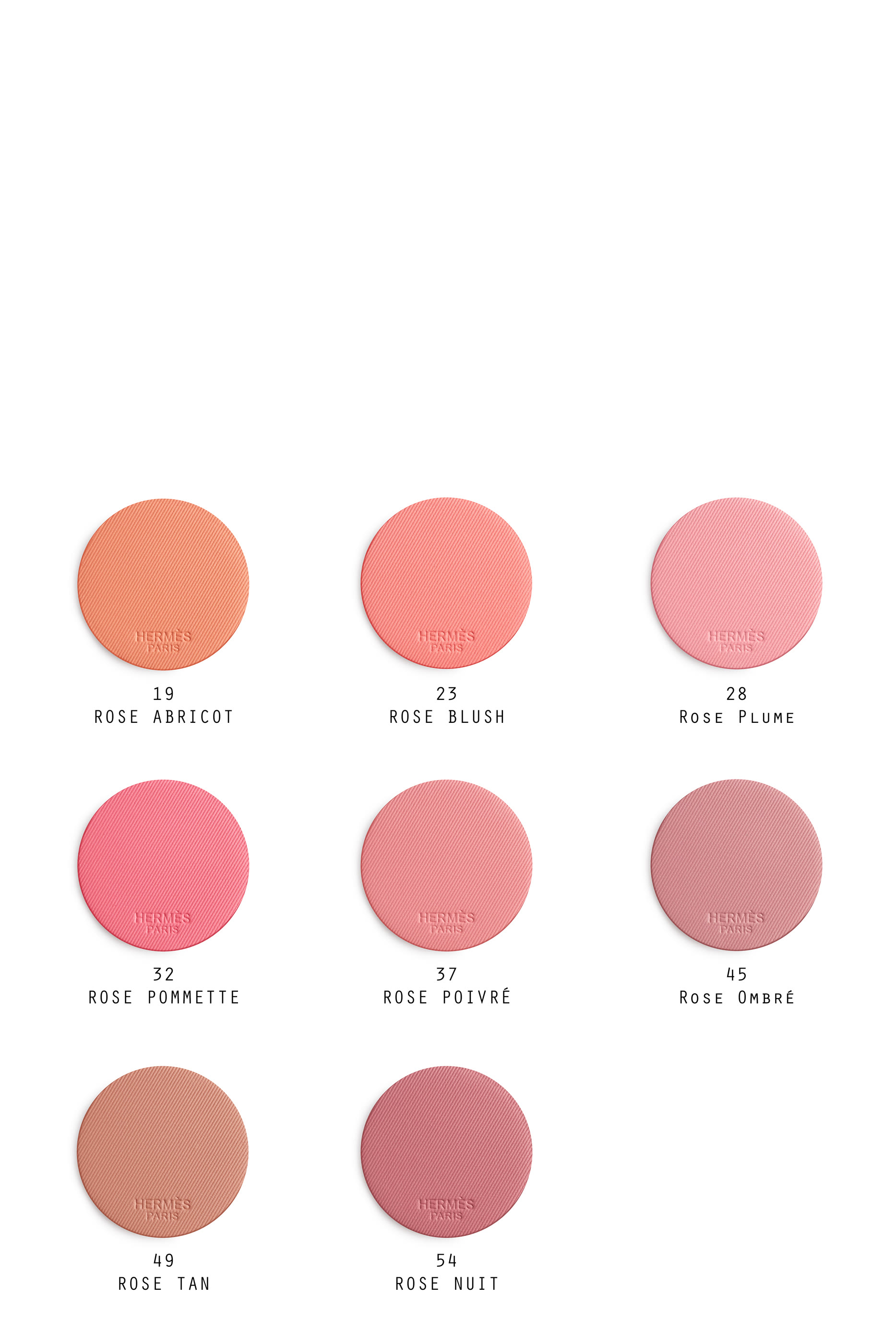 أحمر خدود بودرة Rose Hermès, Silky