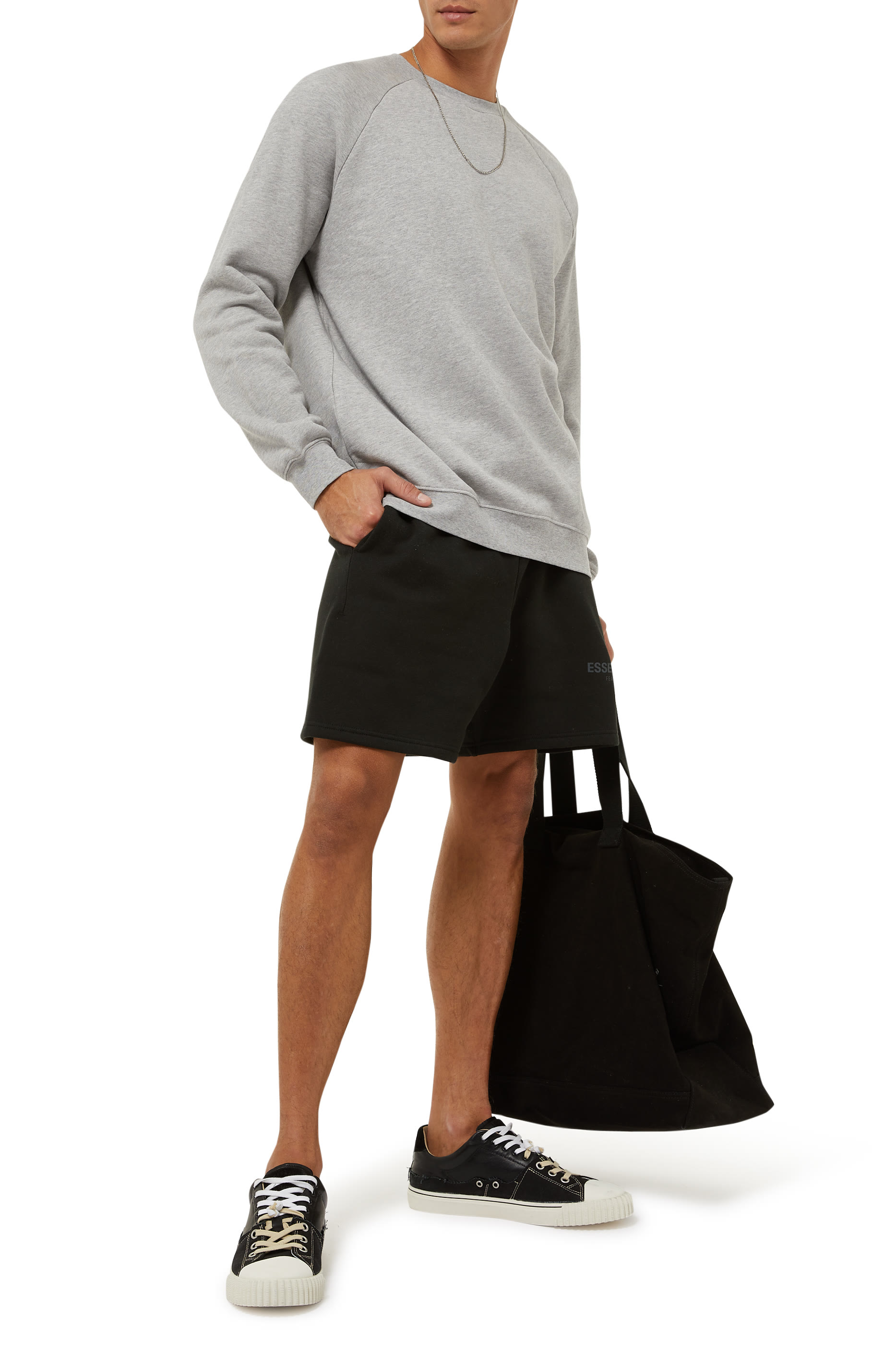 سويت شيرت قطن عضوي بنسيج بارز