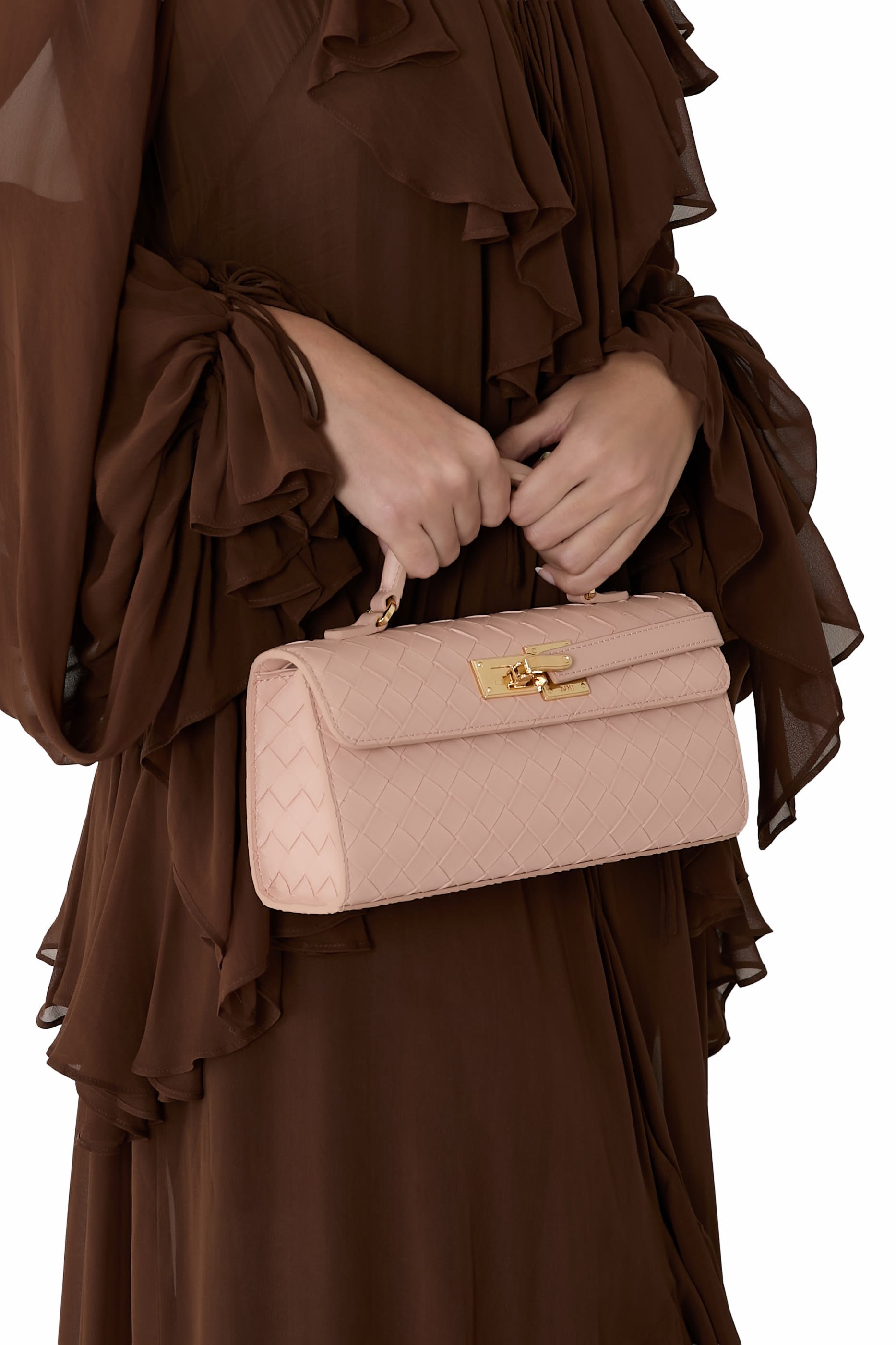 حقيبة كيلا بيد علوية وتصميم مجدول