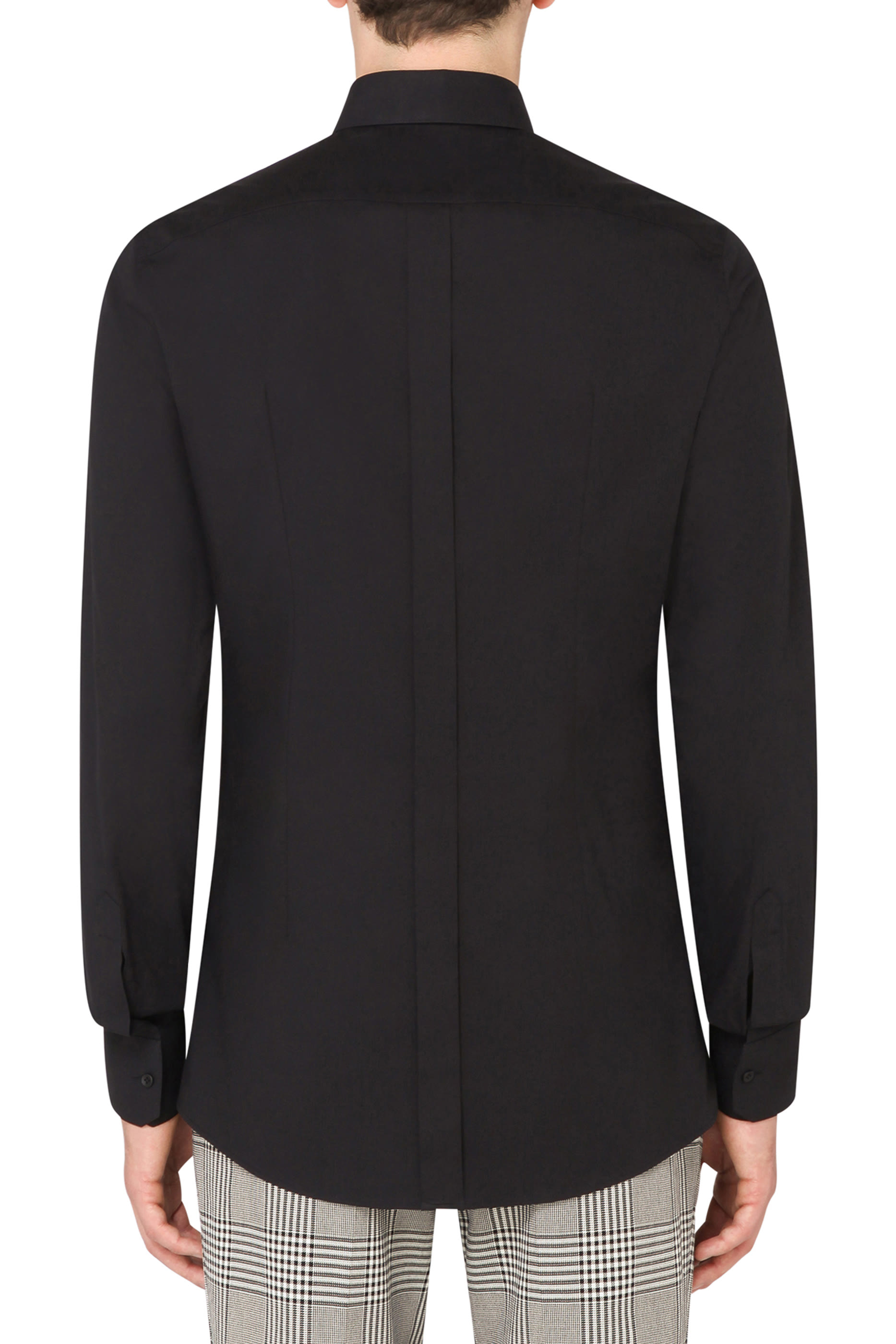 قميص بقصة ضيقة قطن