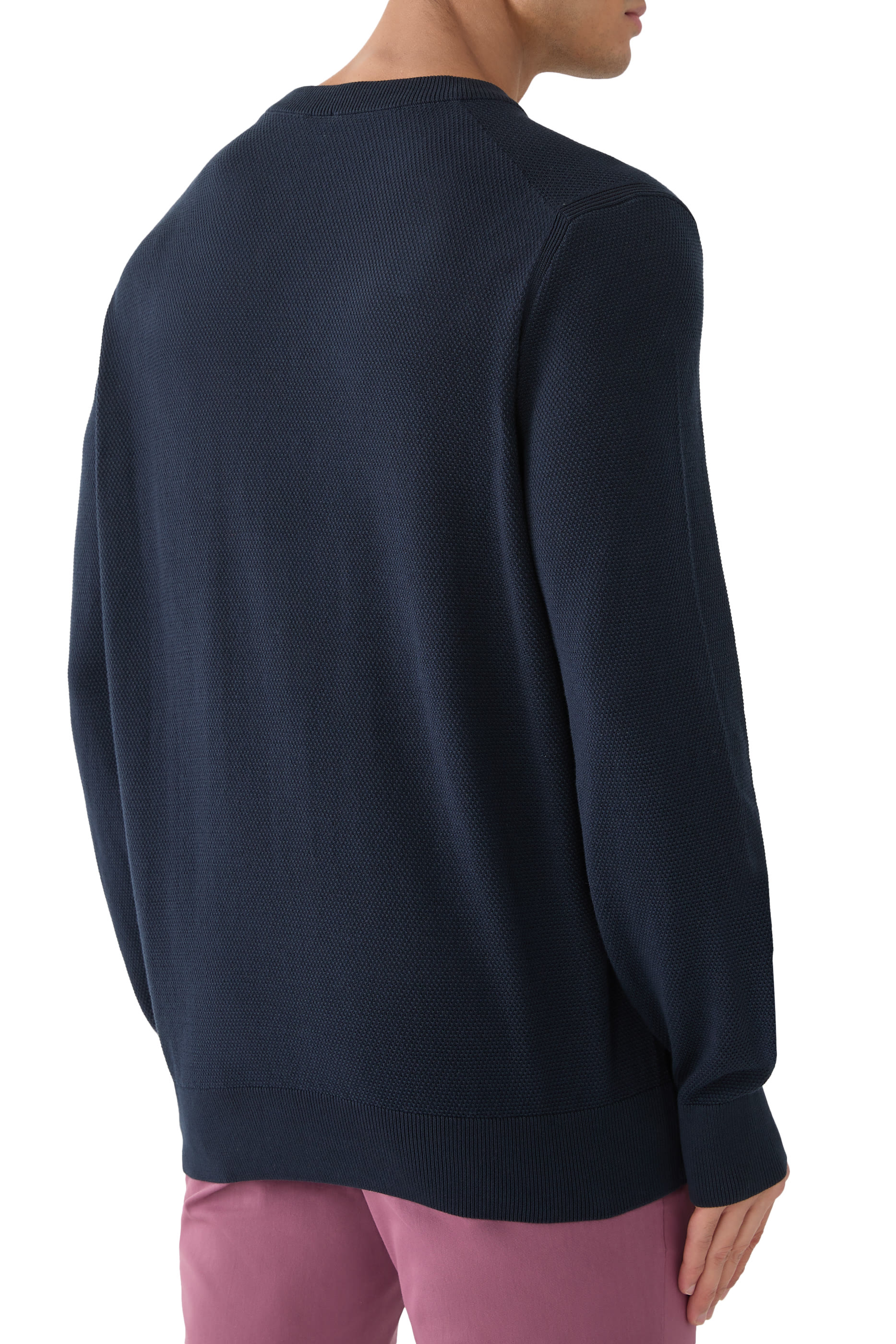 سترة بنقشات دقيقة قطن