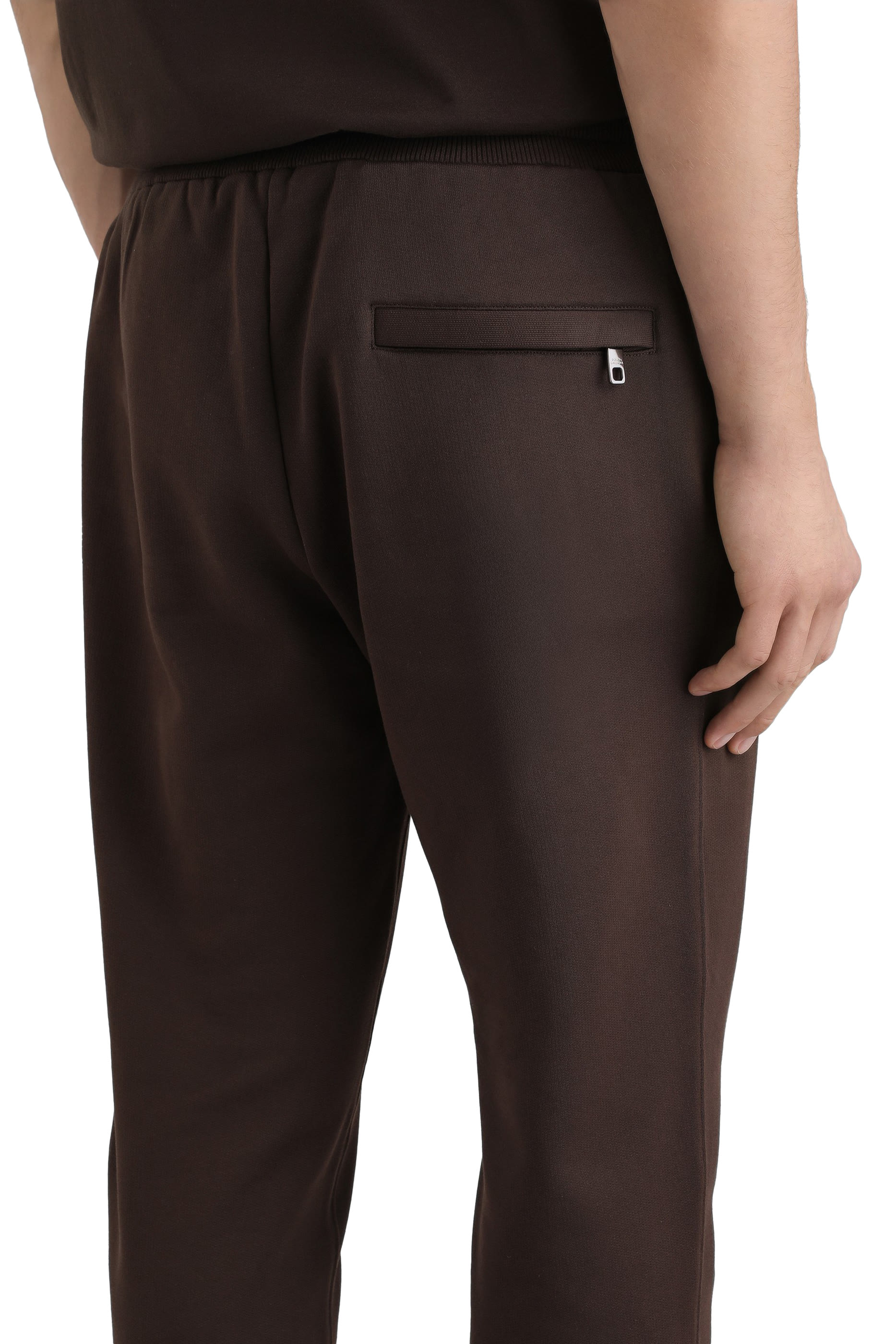 بنطال جيرسيه برقعة شعار الماركة