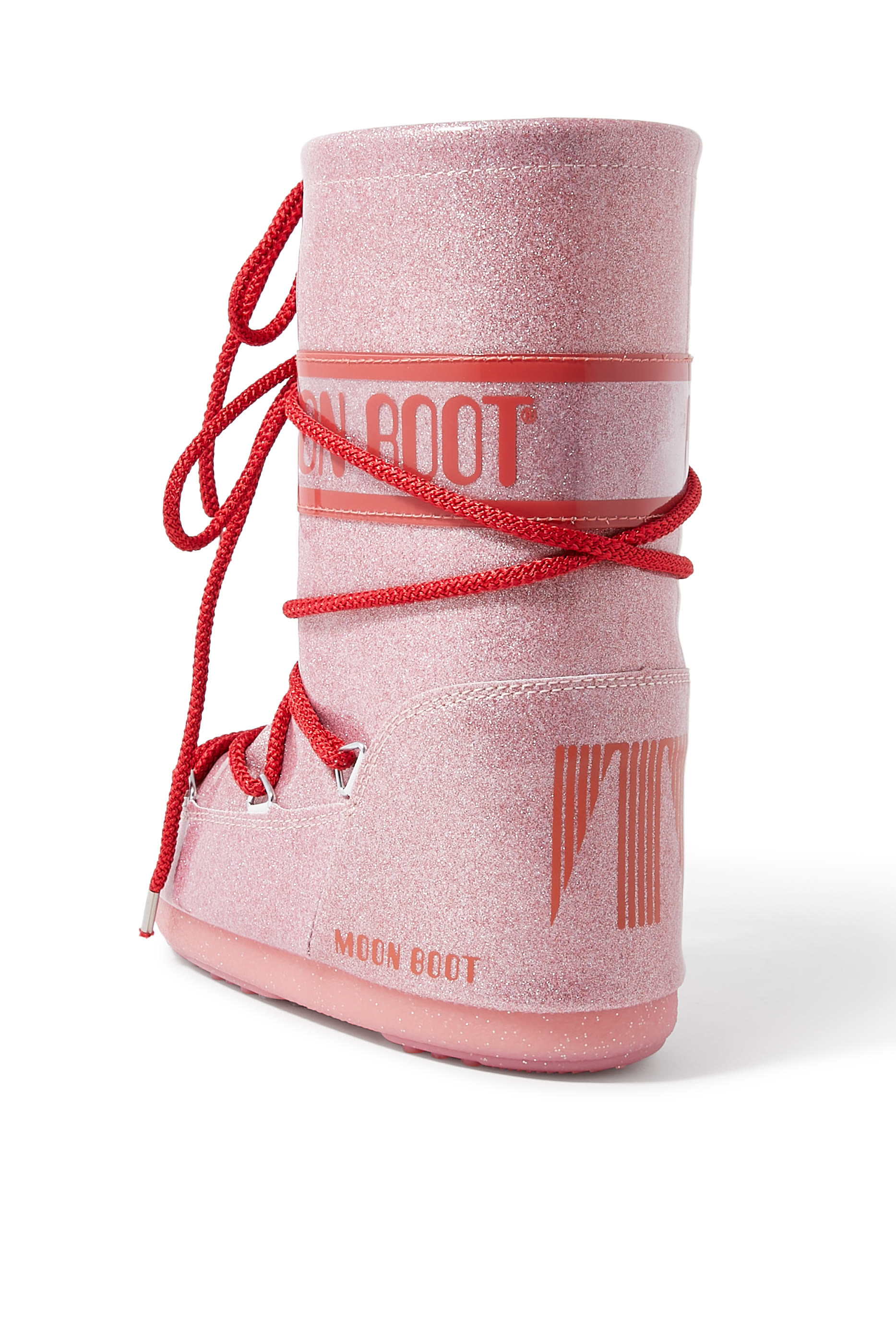 حذاء بوت ايكون مزين بغليتر للأطفال