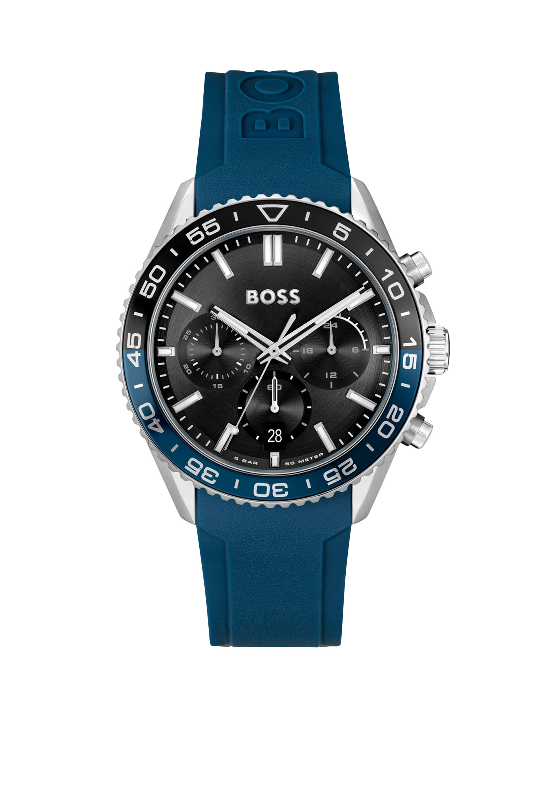 ساعة رانر كرونوغراف بمينا أسود