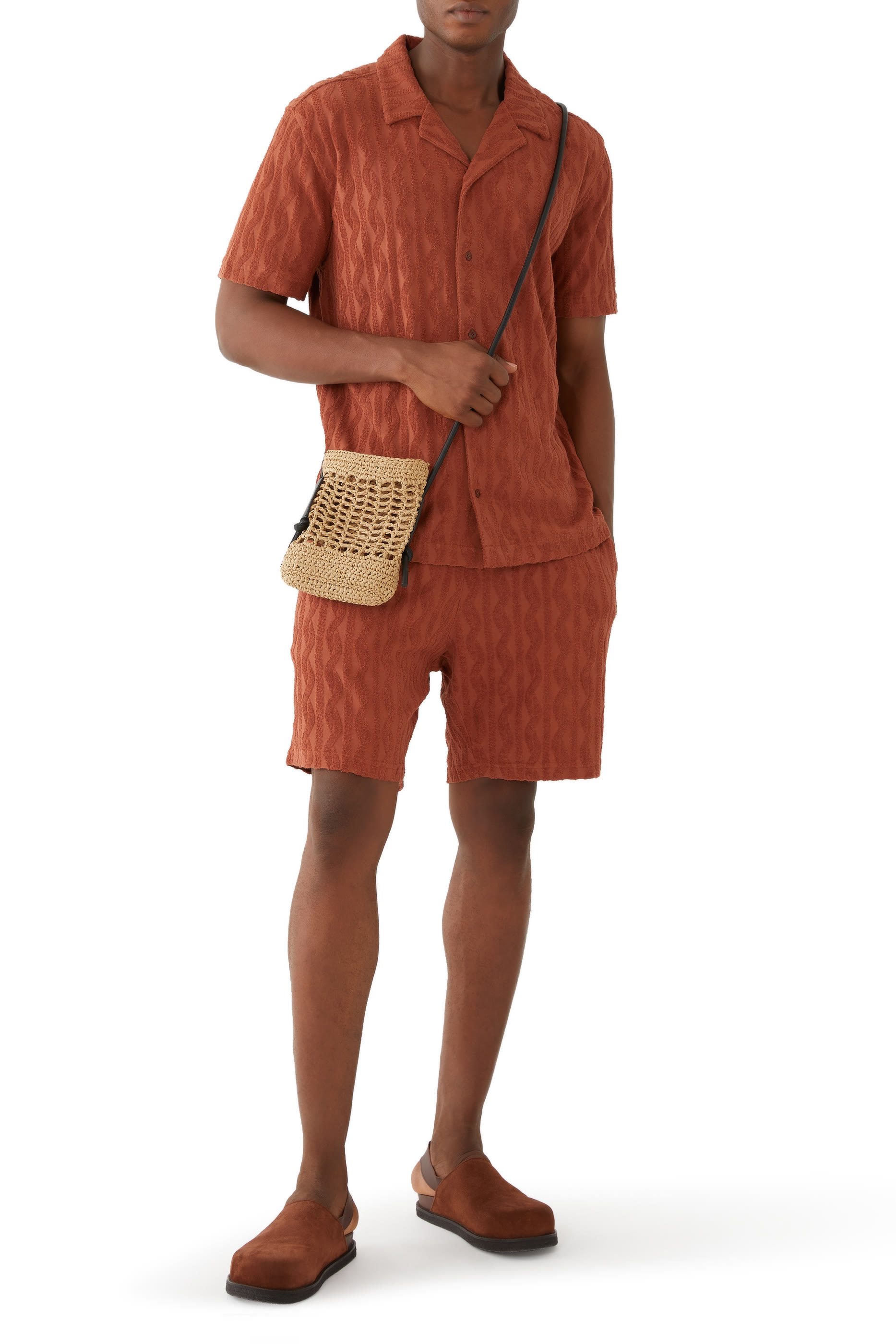 شورت أوغوستو تيري قطن