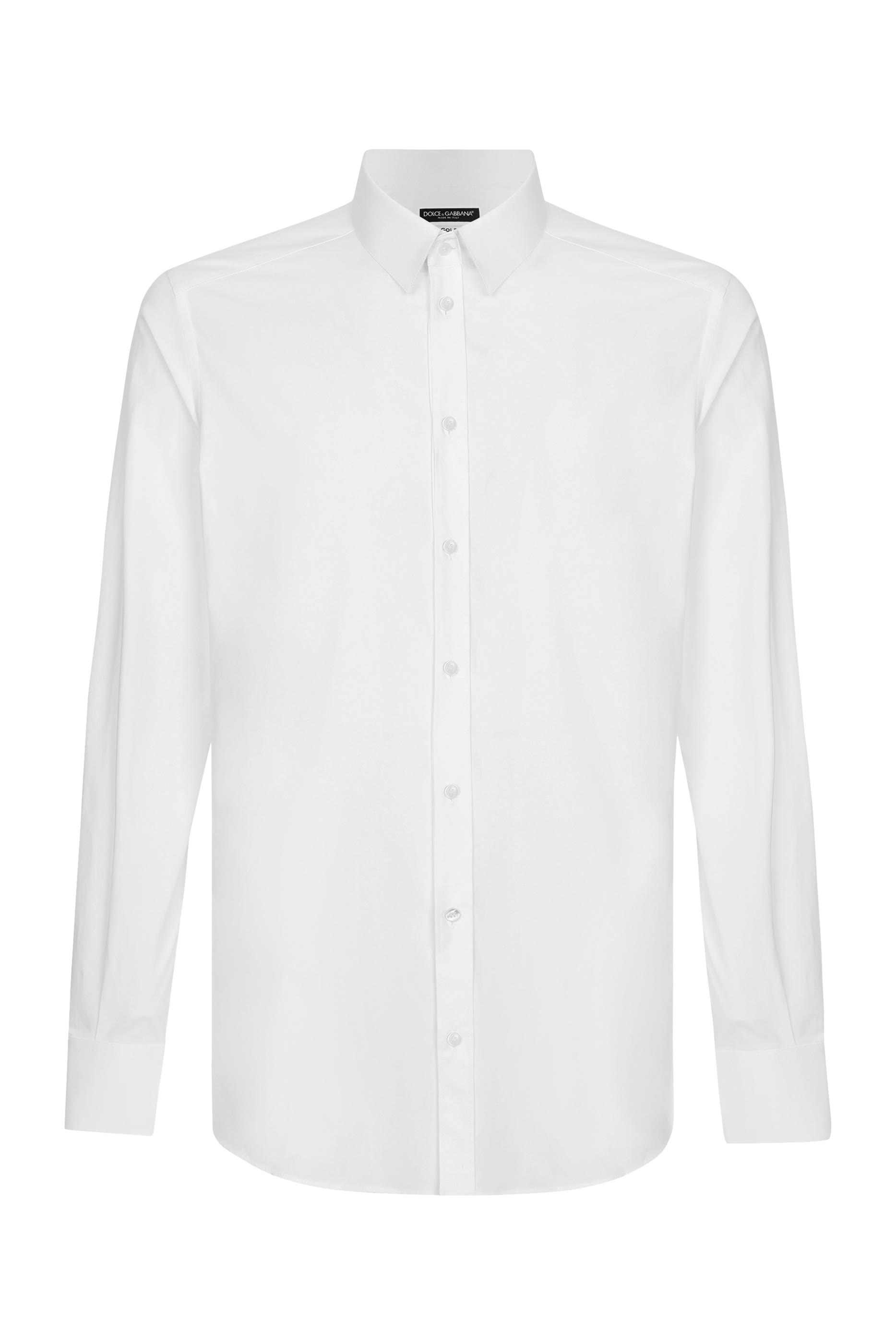 قميص بقصة جولد بوبلين مطاطي