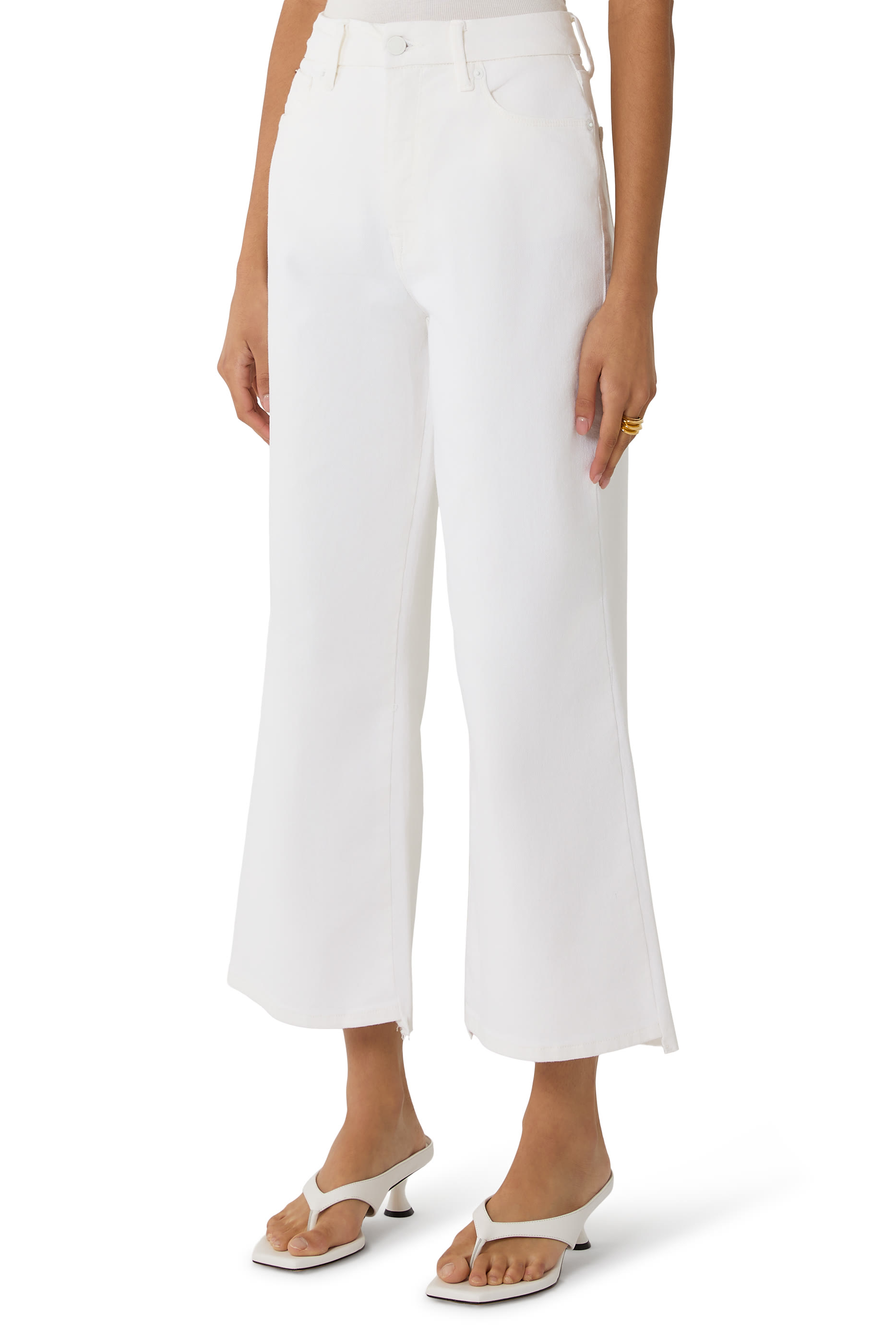 بنطال جينز بالازو جود ويست بقصة قصيرة