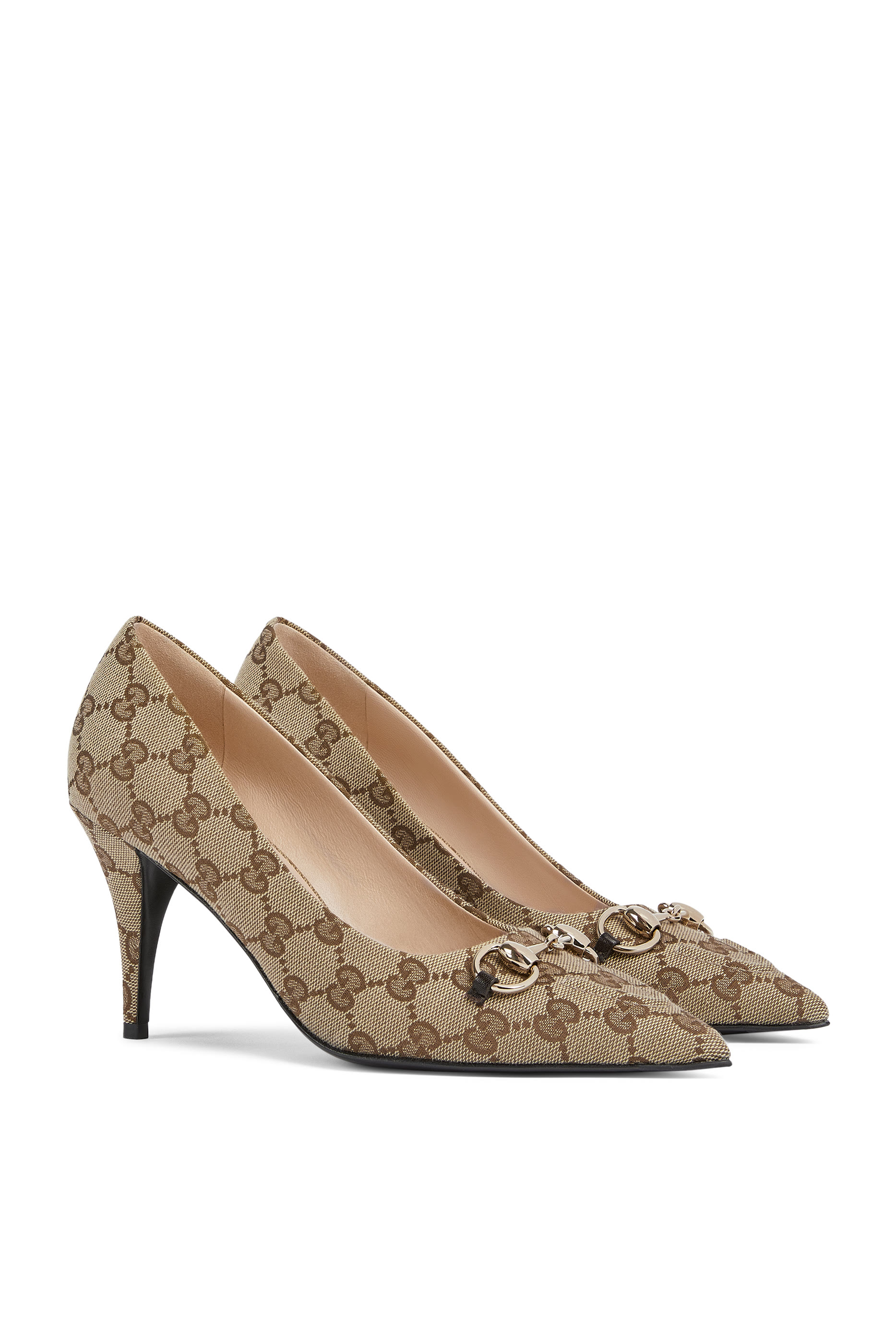 حذاء كلاسيكي 85 بنقشة حرفي شعار الماركة وحلية لجام الحصان