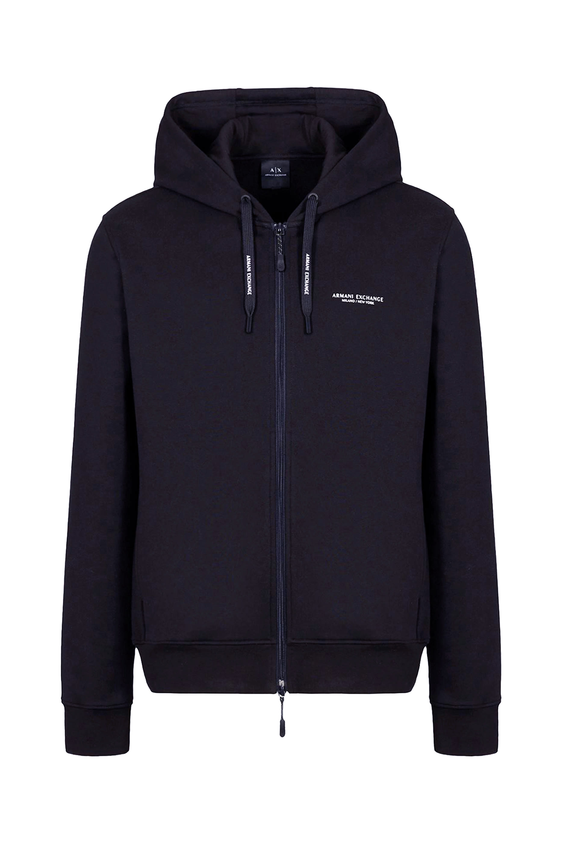 سويت شيرت بغطاء رأس قطن مطاطي بشعار الماركة