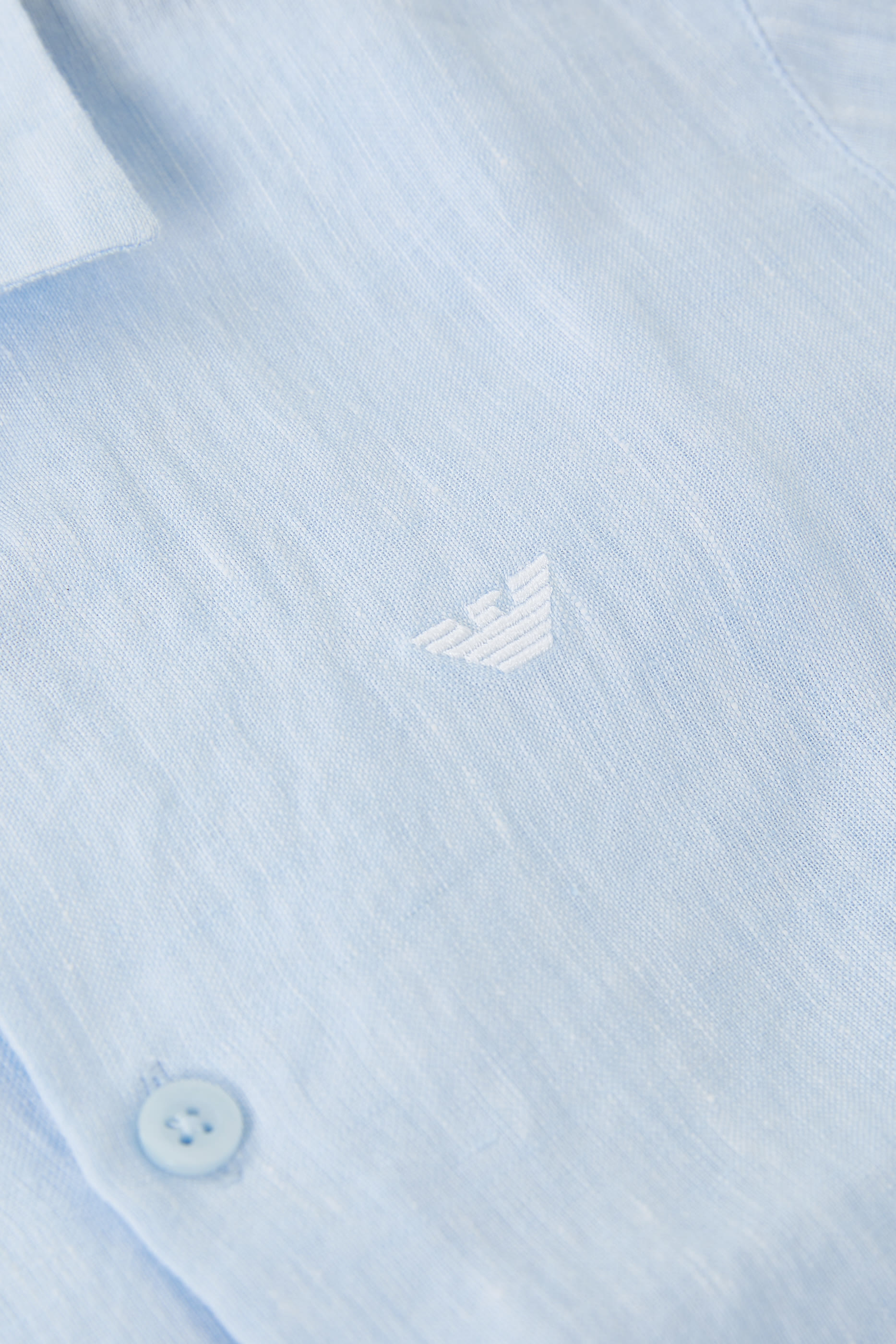 قميص كتان بأزرار للأطفال