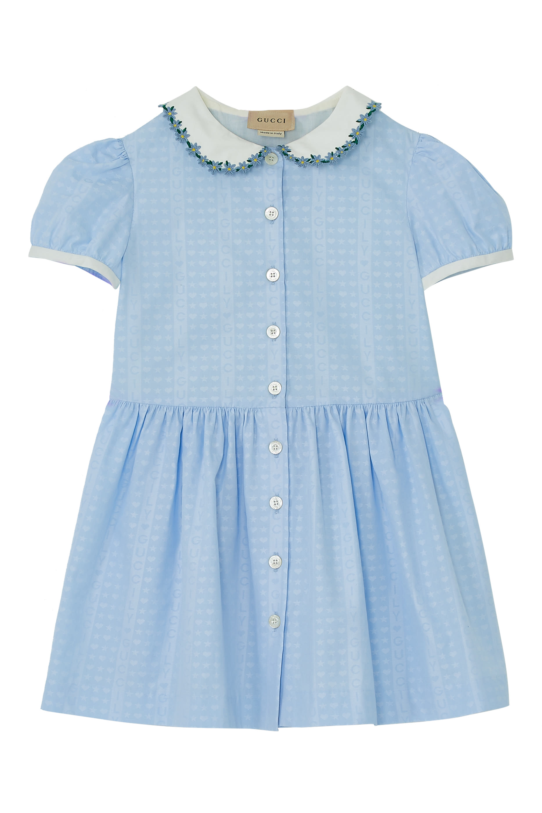 فستان قطن مخطط