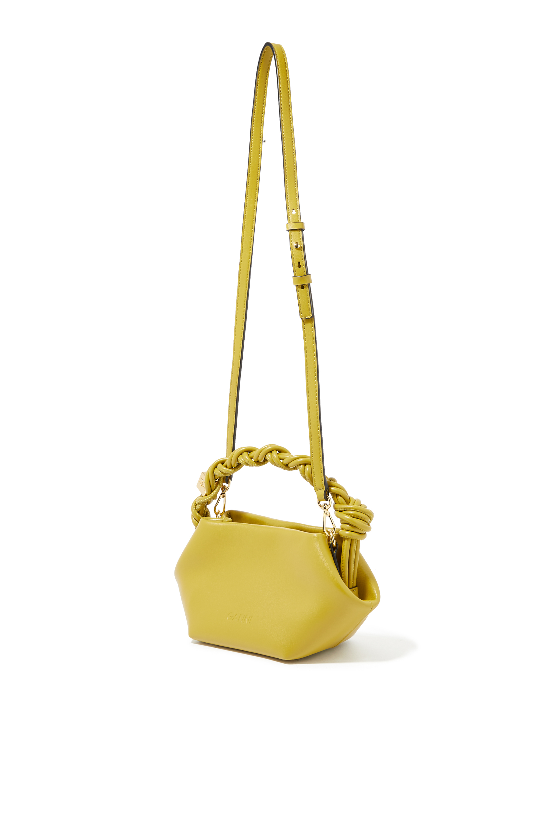 حقيبة يد بو صغيرة بيد مجدولة