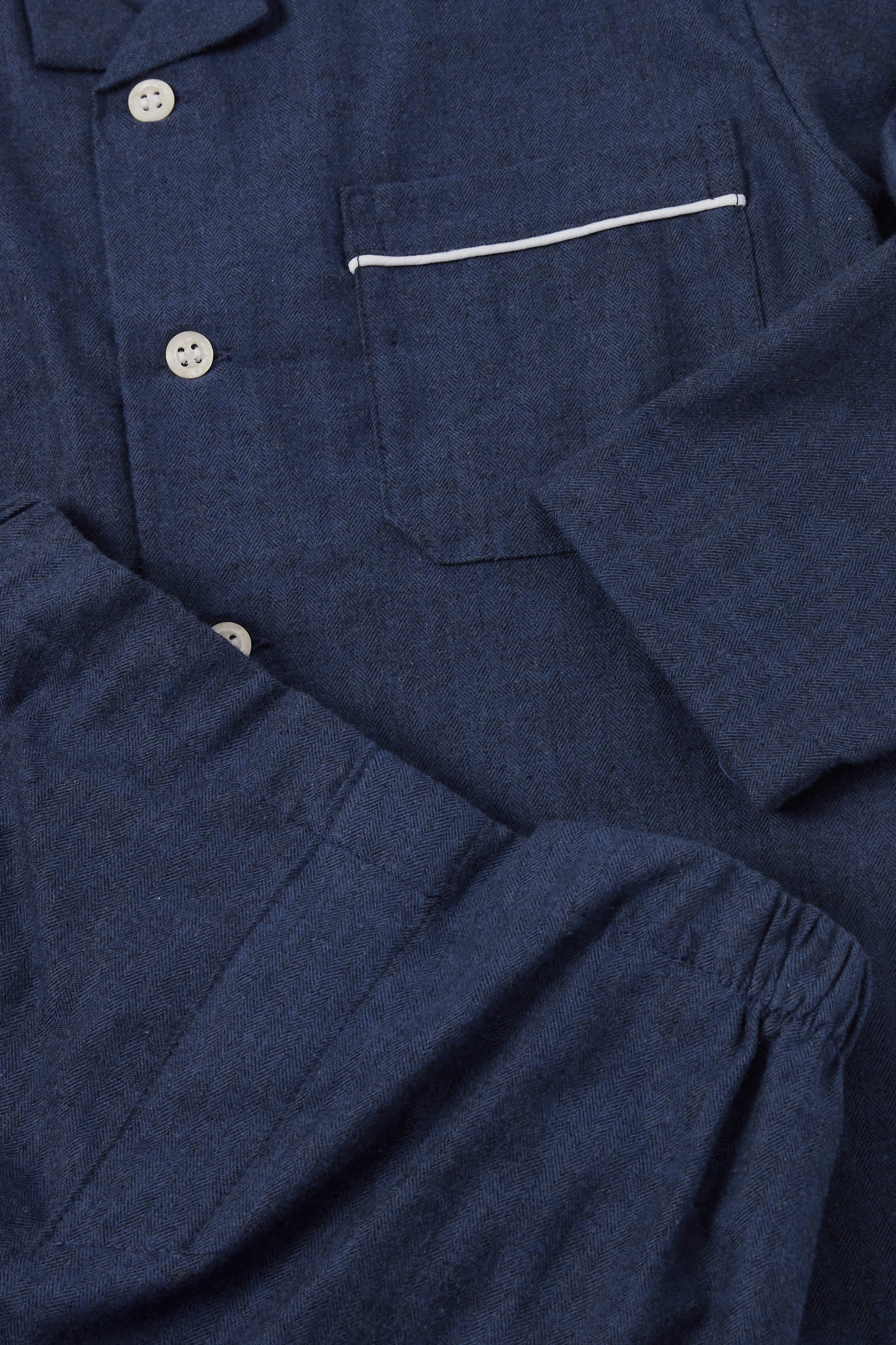 طقم بيجامة بالمورال قطن ناعم، 2 قطع