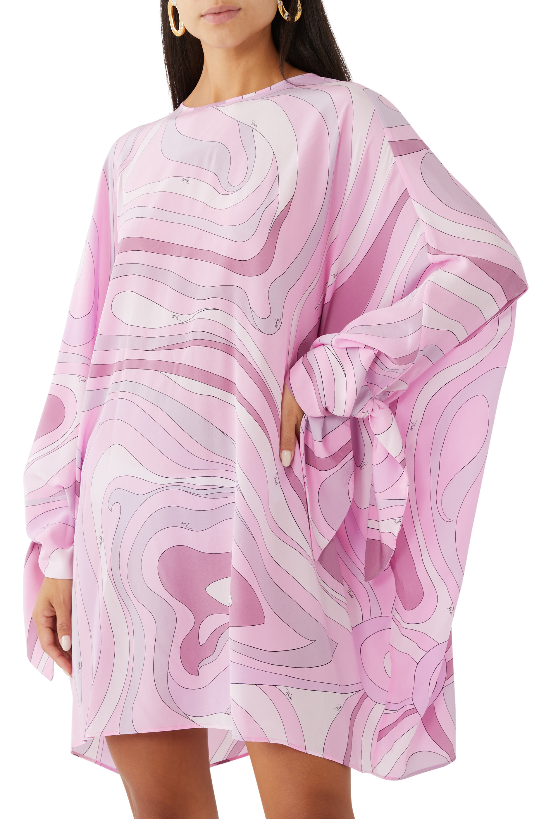 قفطان بنقشة مارمو حرير