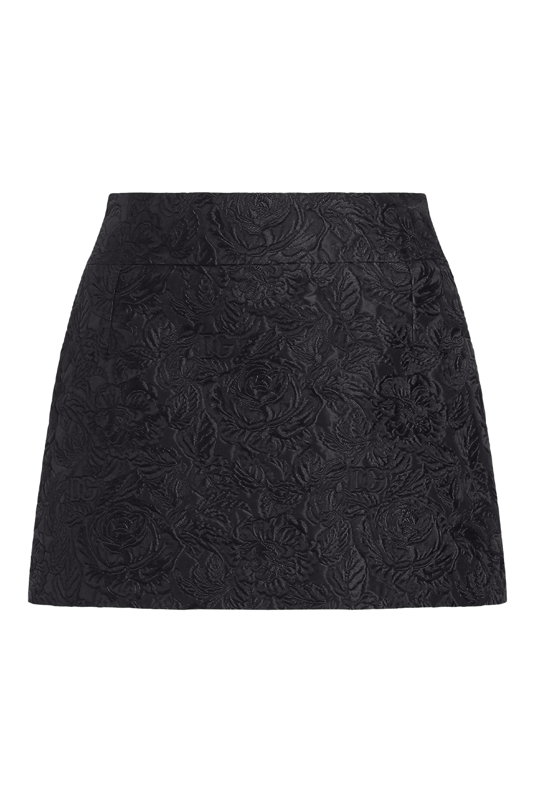 تنورة بقصيرة بنقشة زهور