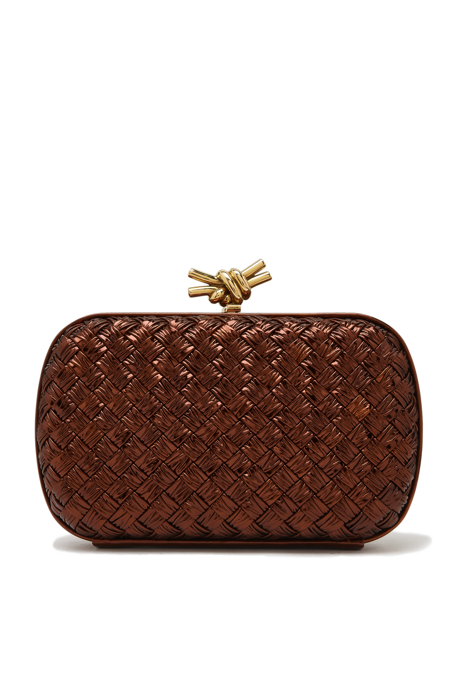 كلاتش بتصميم مجدول وعقدة جلد