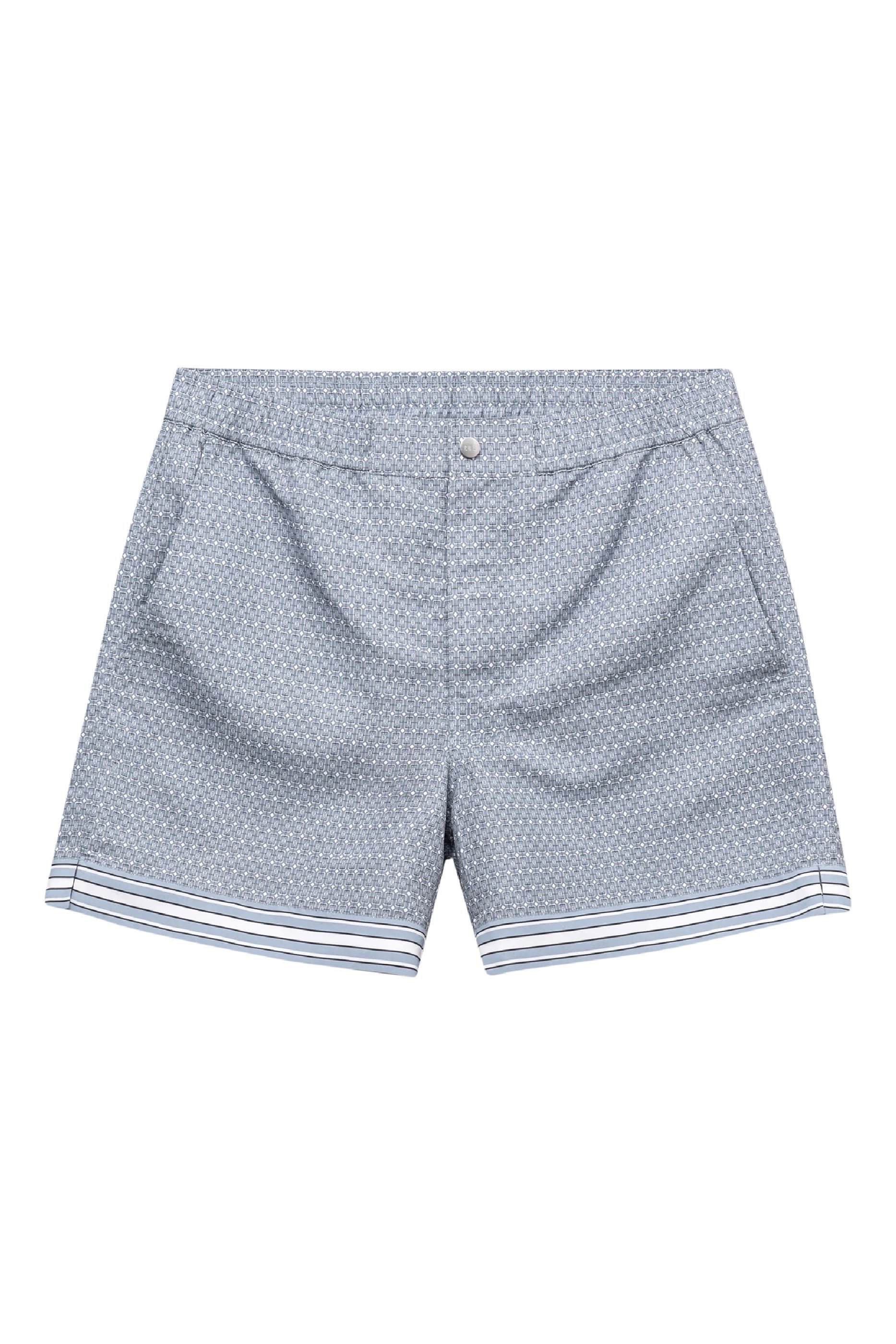 شورت سباحة بطبعة لوسينا بقصة مريحة