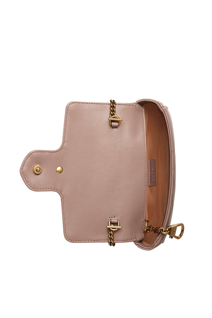 حقيبة مارمونت سوبر ميني جلد بتصميم مبطن وشعار GG