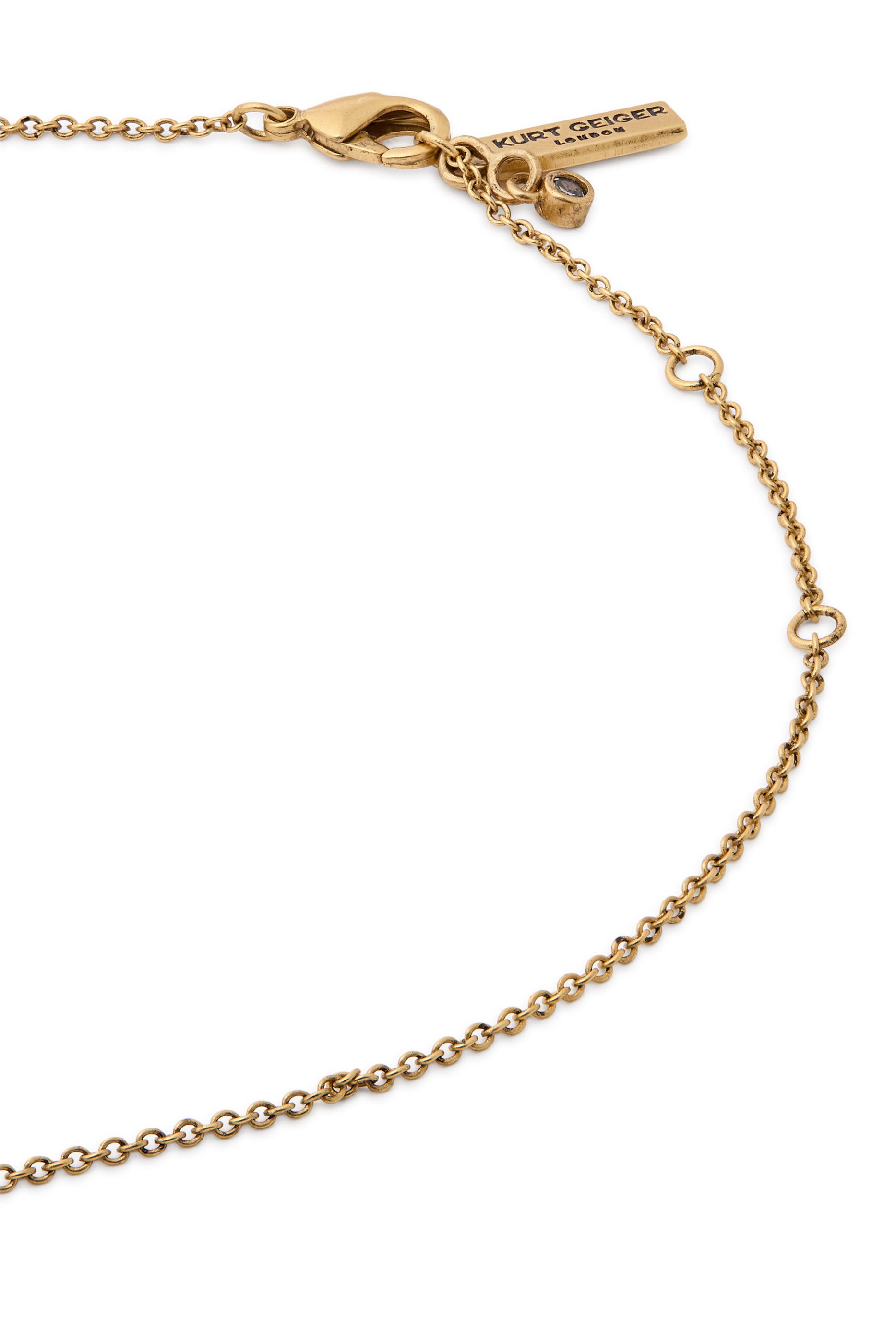 قلادة بدلاية بتصميم قلب مرصعة بالكريستال