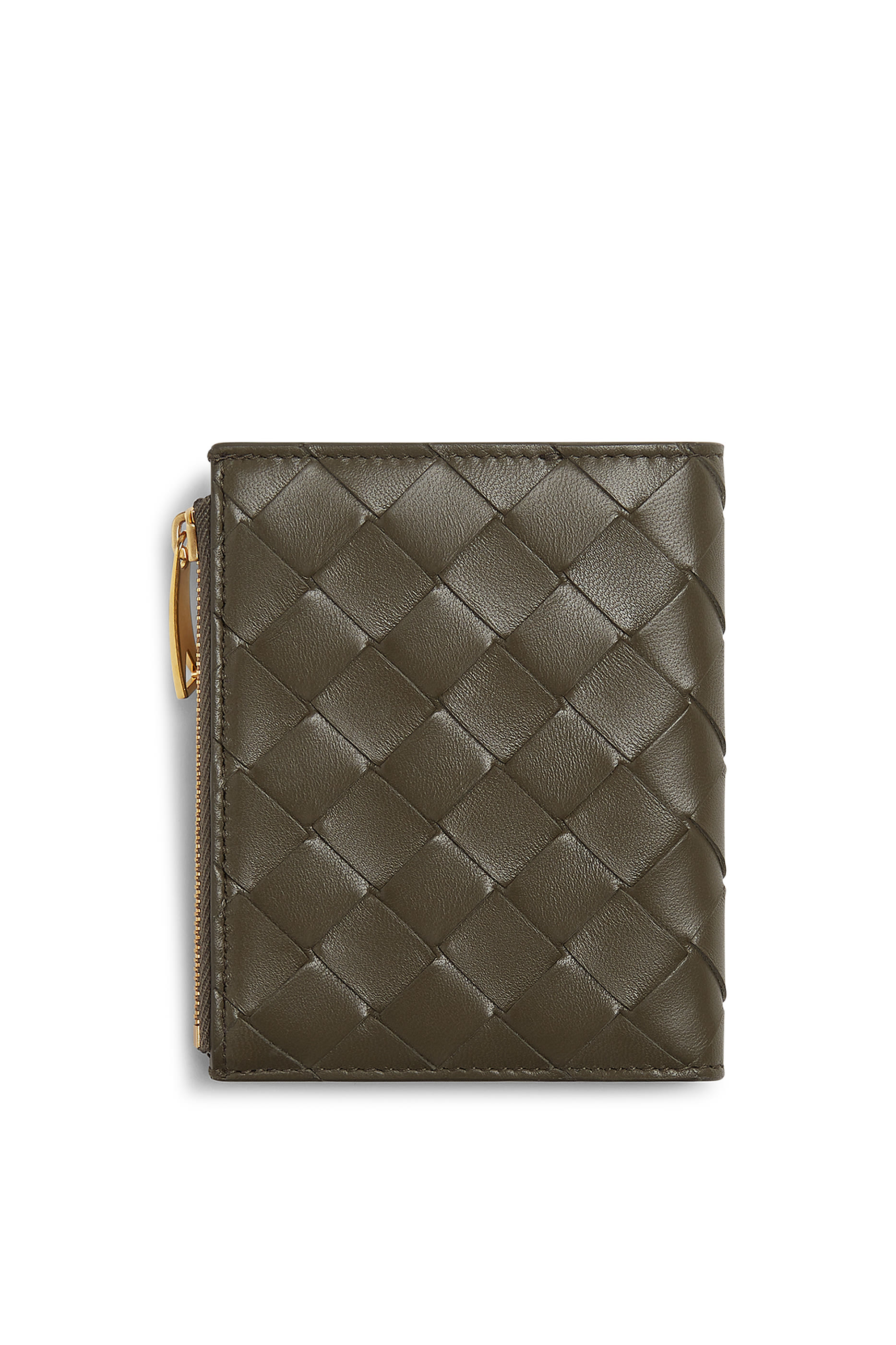 محفظة ثنائية الطي بالتصميم المجدول