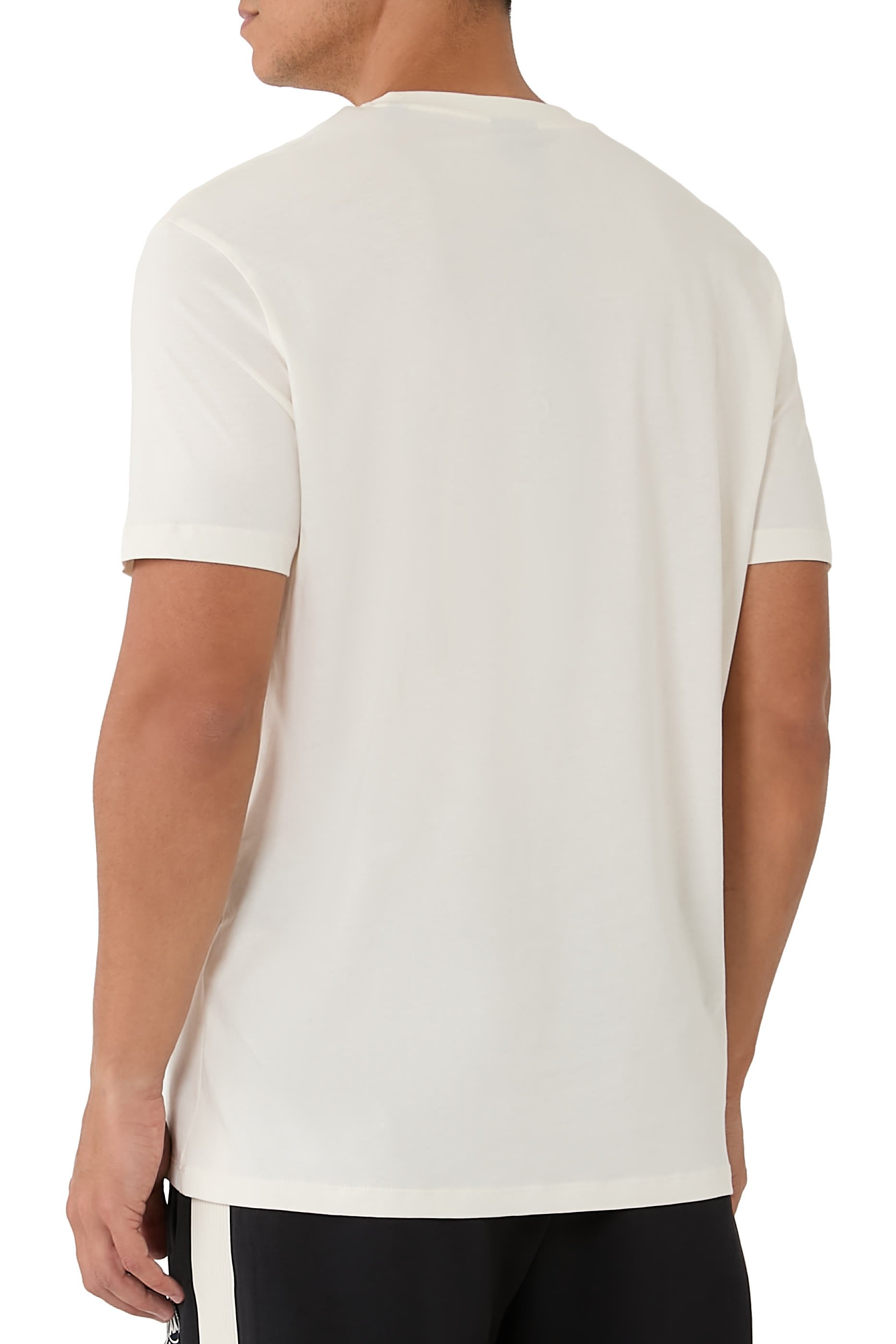 تيشيرت بشعار الماركة قطن جيرسيه