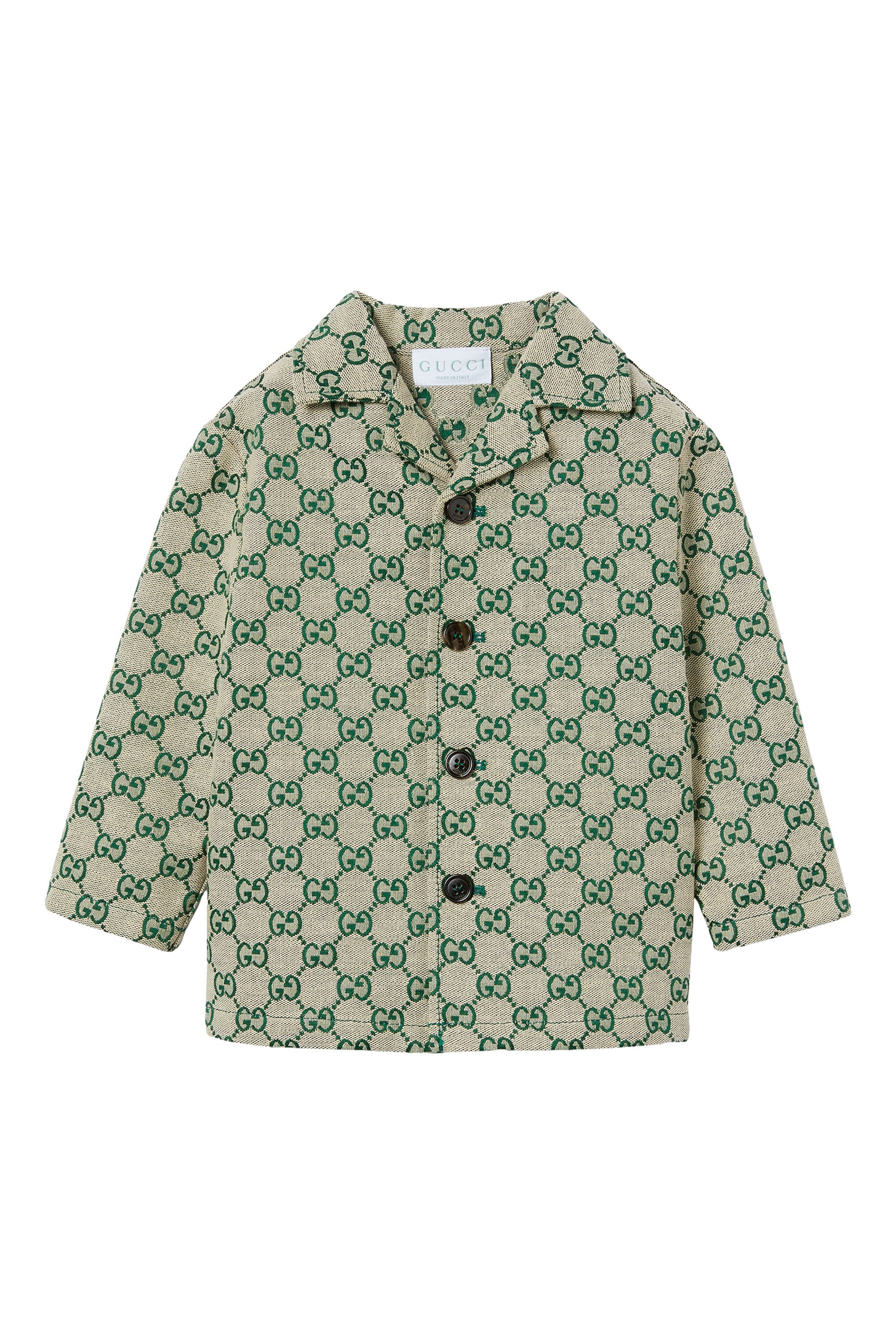 Kids GG Notch Collar Jacket