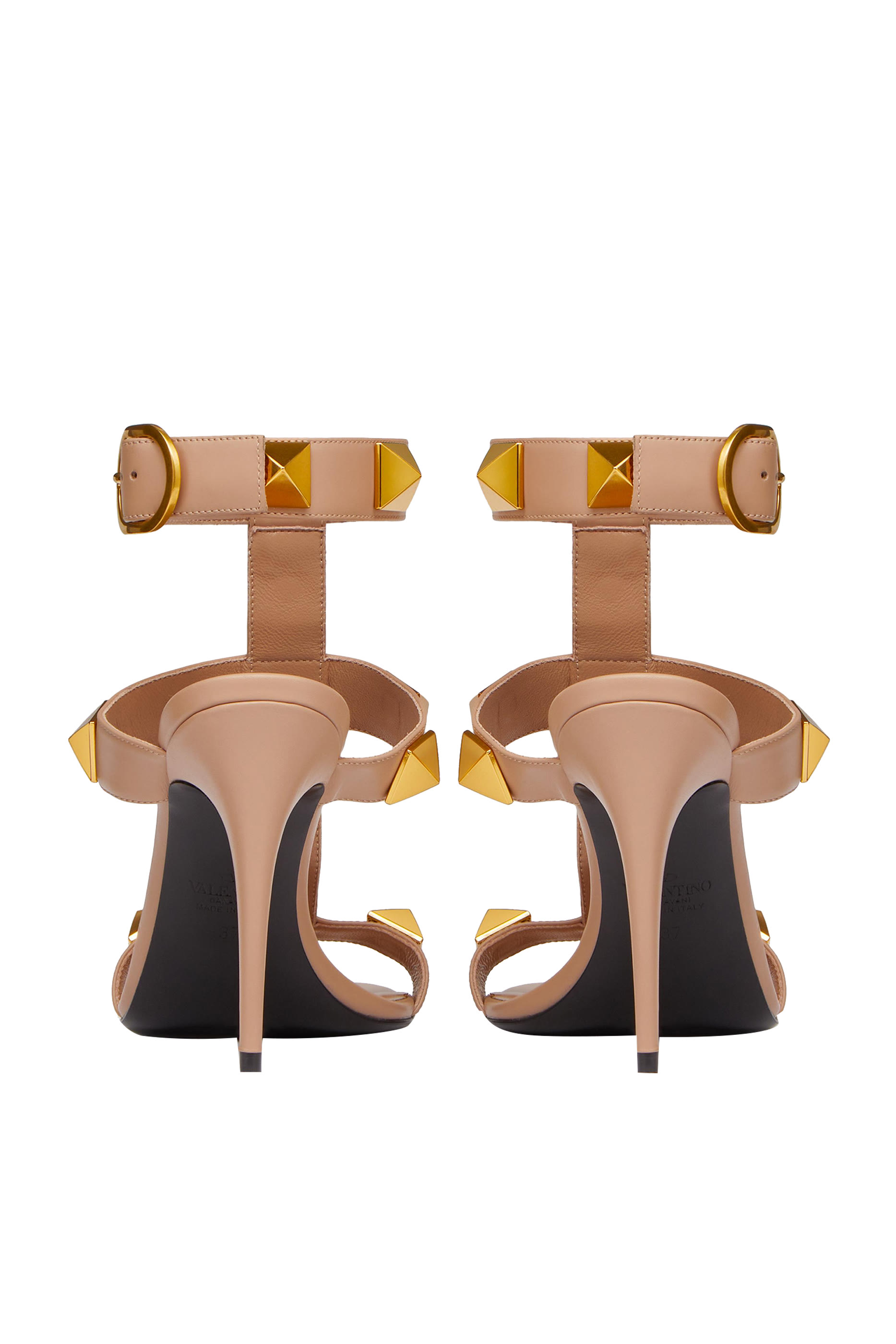 صندل رومان بحلي هرمية وكعب