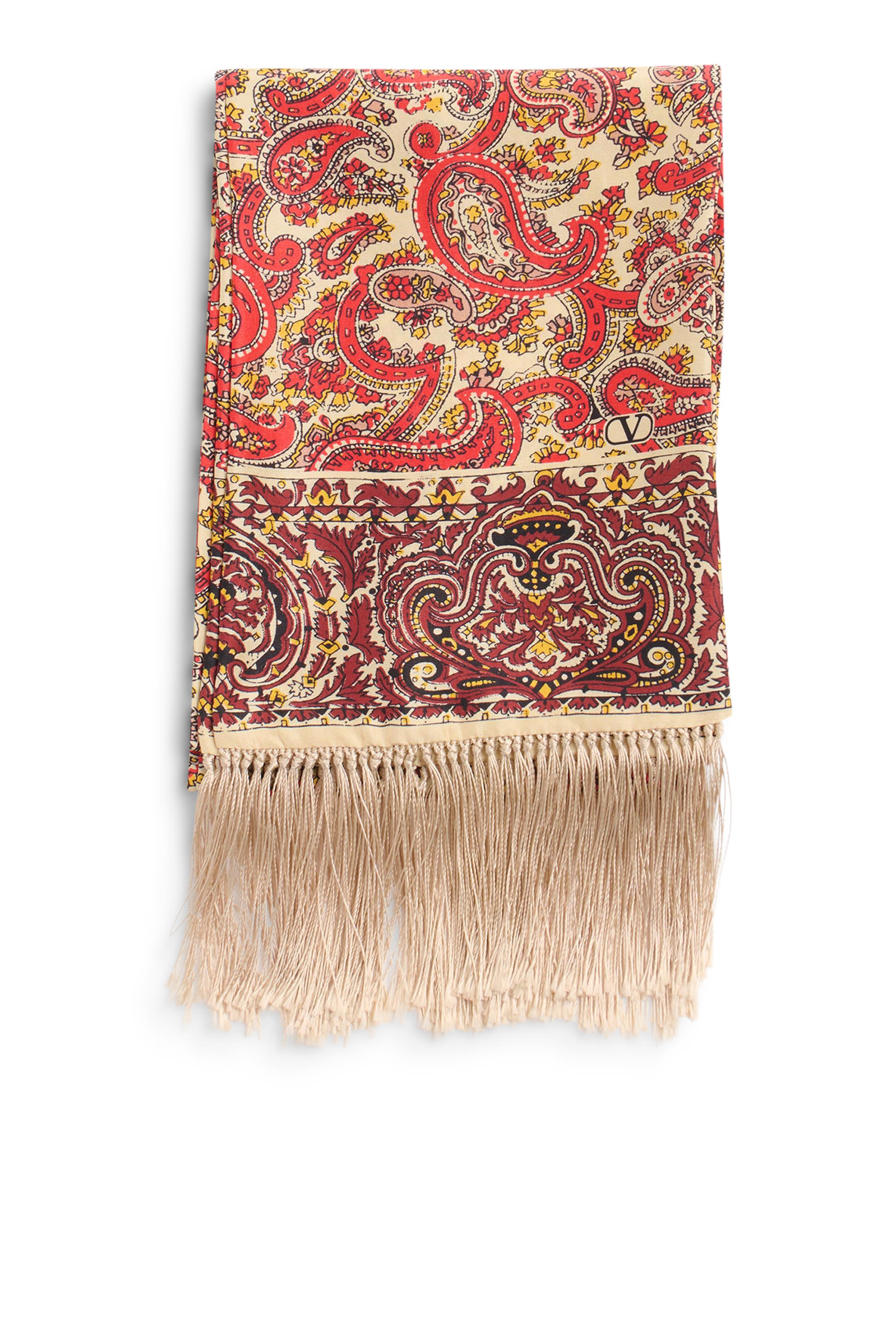 وشاح باندو فوييج إماجنيير مع شراشيب حرير